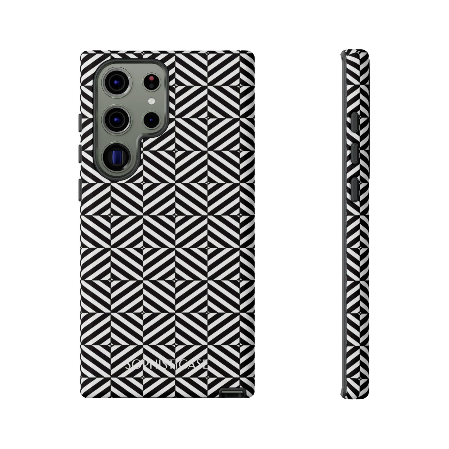 Illusions in Black - Tough Phone Case for Samsung Galaxy
