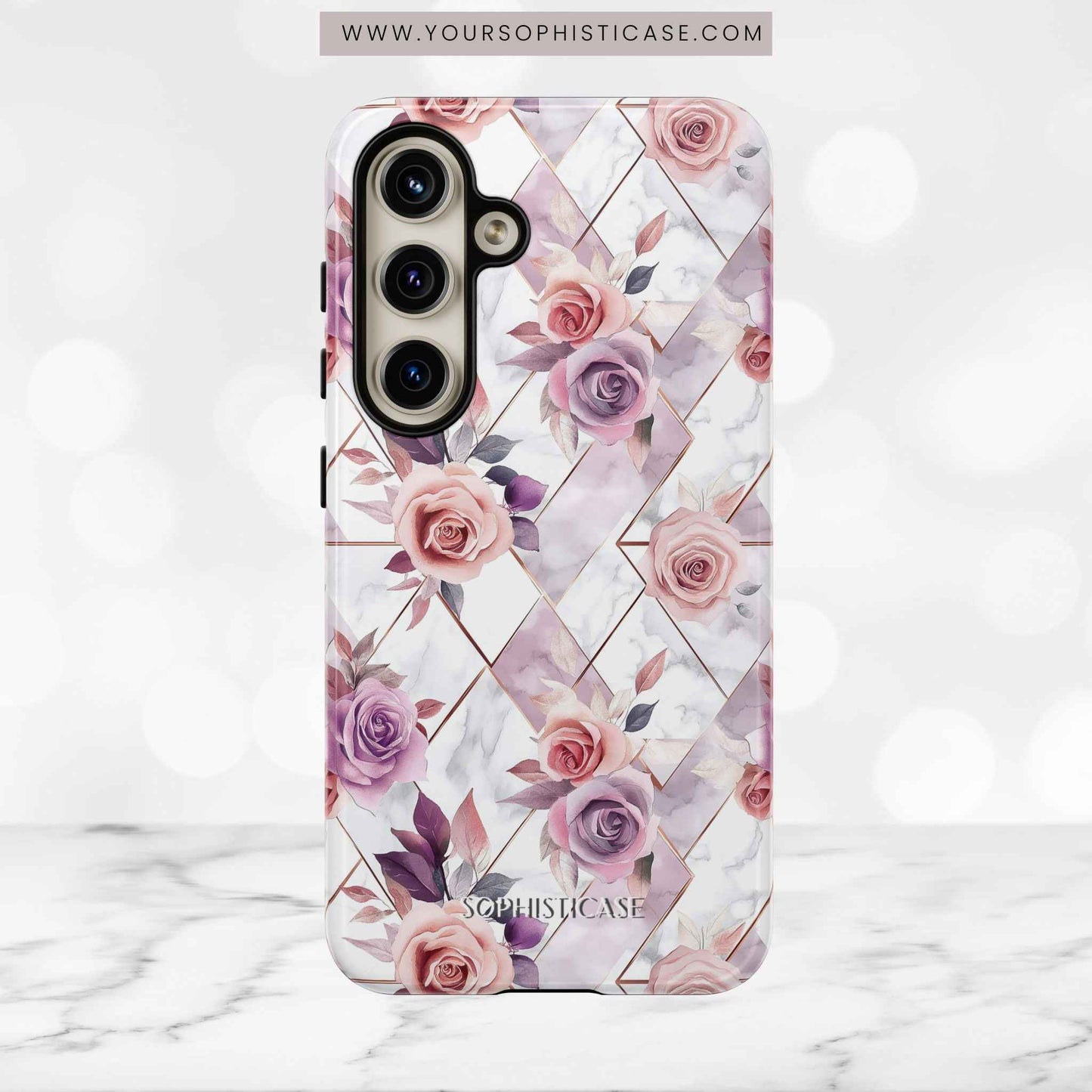 Royal Floral in Blush Manor - Tough Phone Case