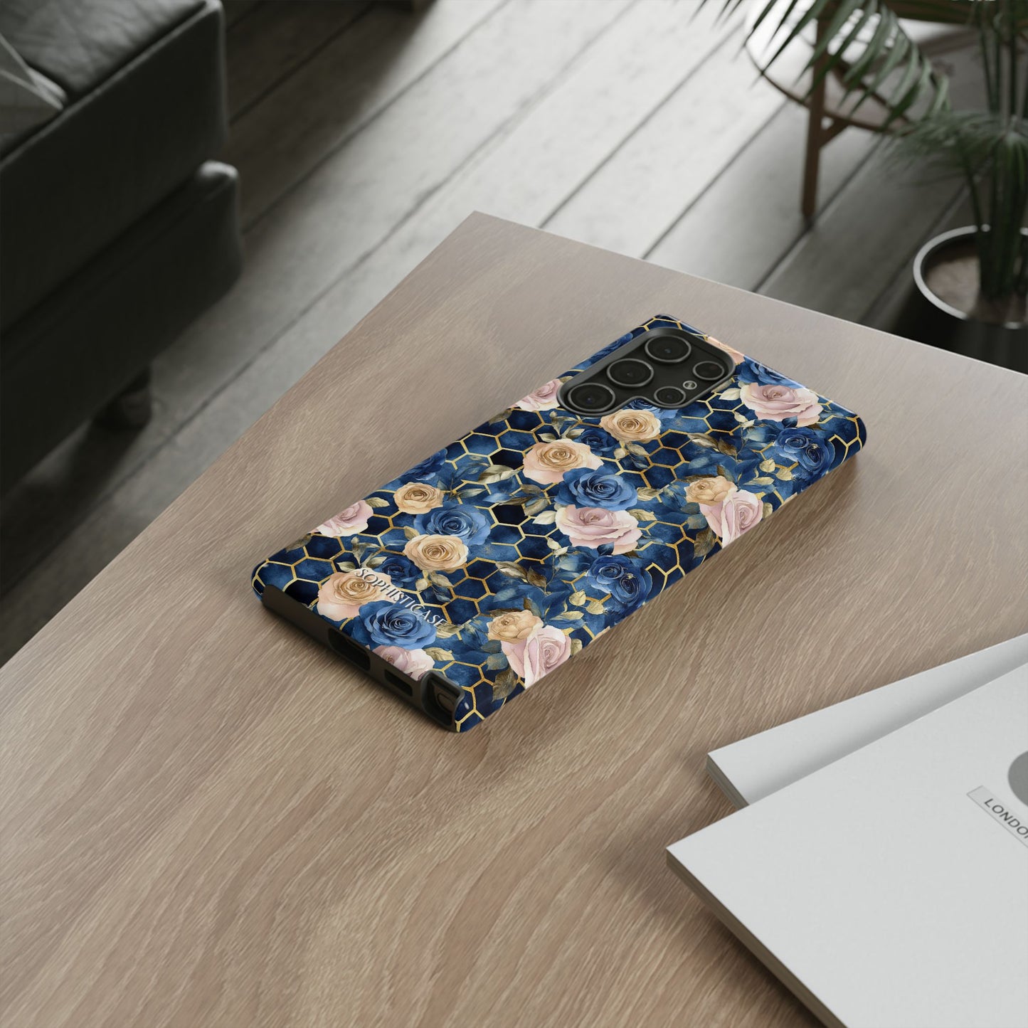 Royal Floral in Midnight Rose - Tough Phone Case