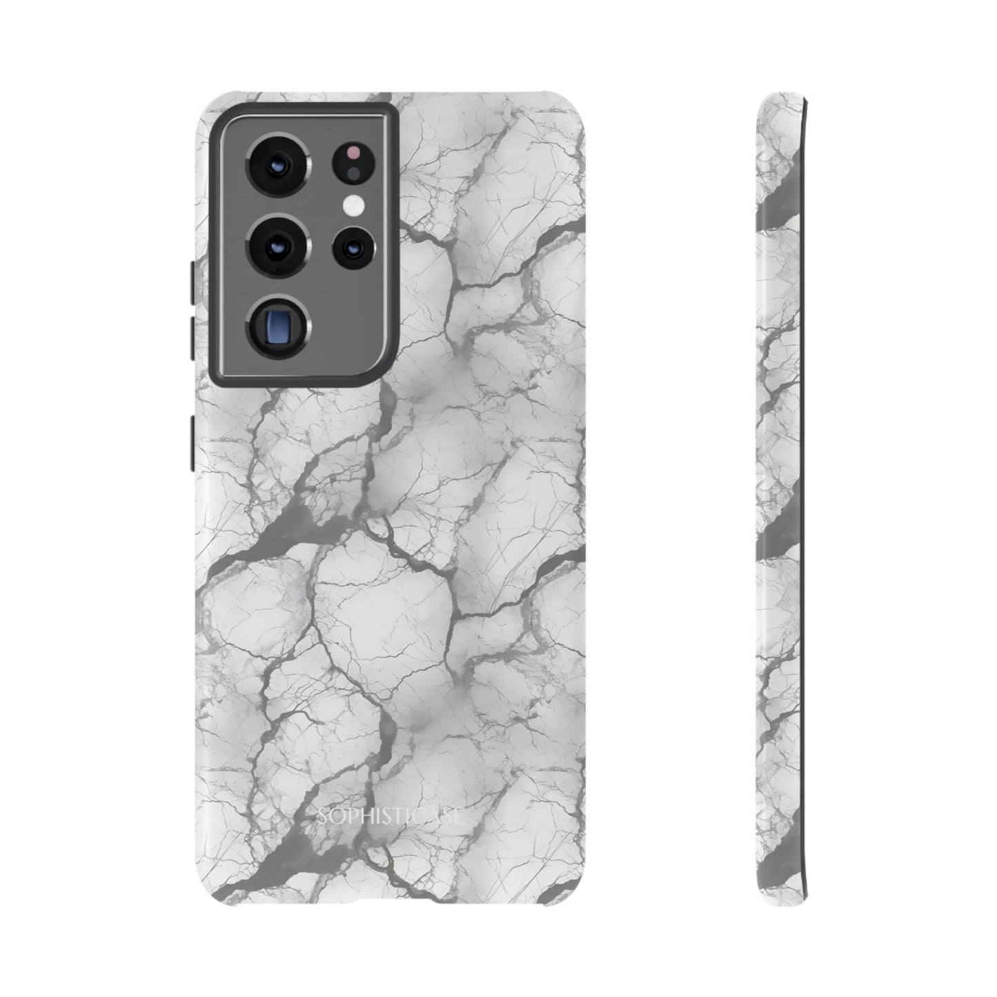 Marble Opulence in Charcoal Grey - Samsung Galaxy Case