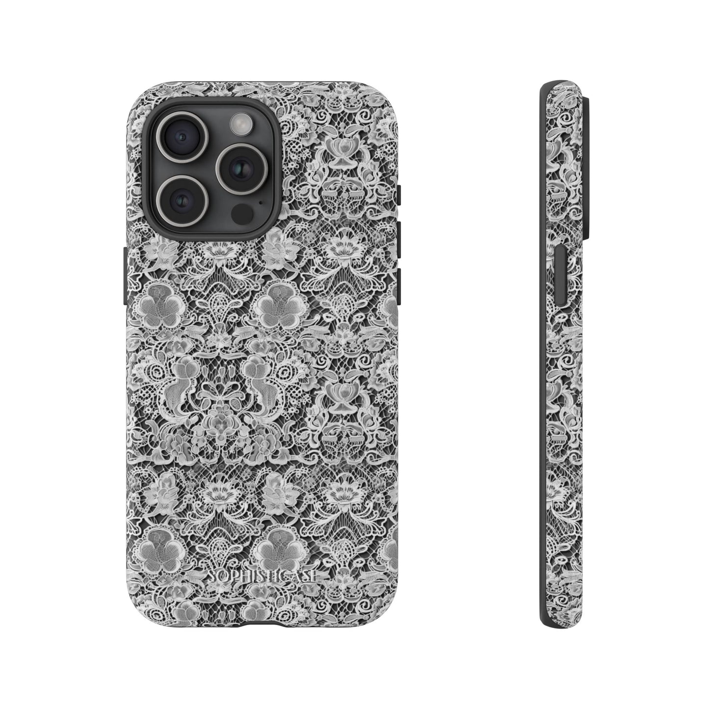 Luxe Lace in Black - iPhone Case