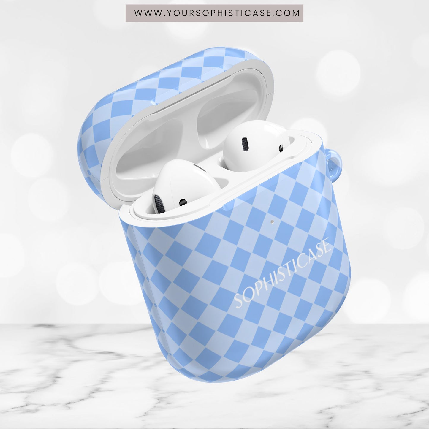AirPod Cases - Diamond Diva in Blue