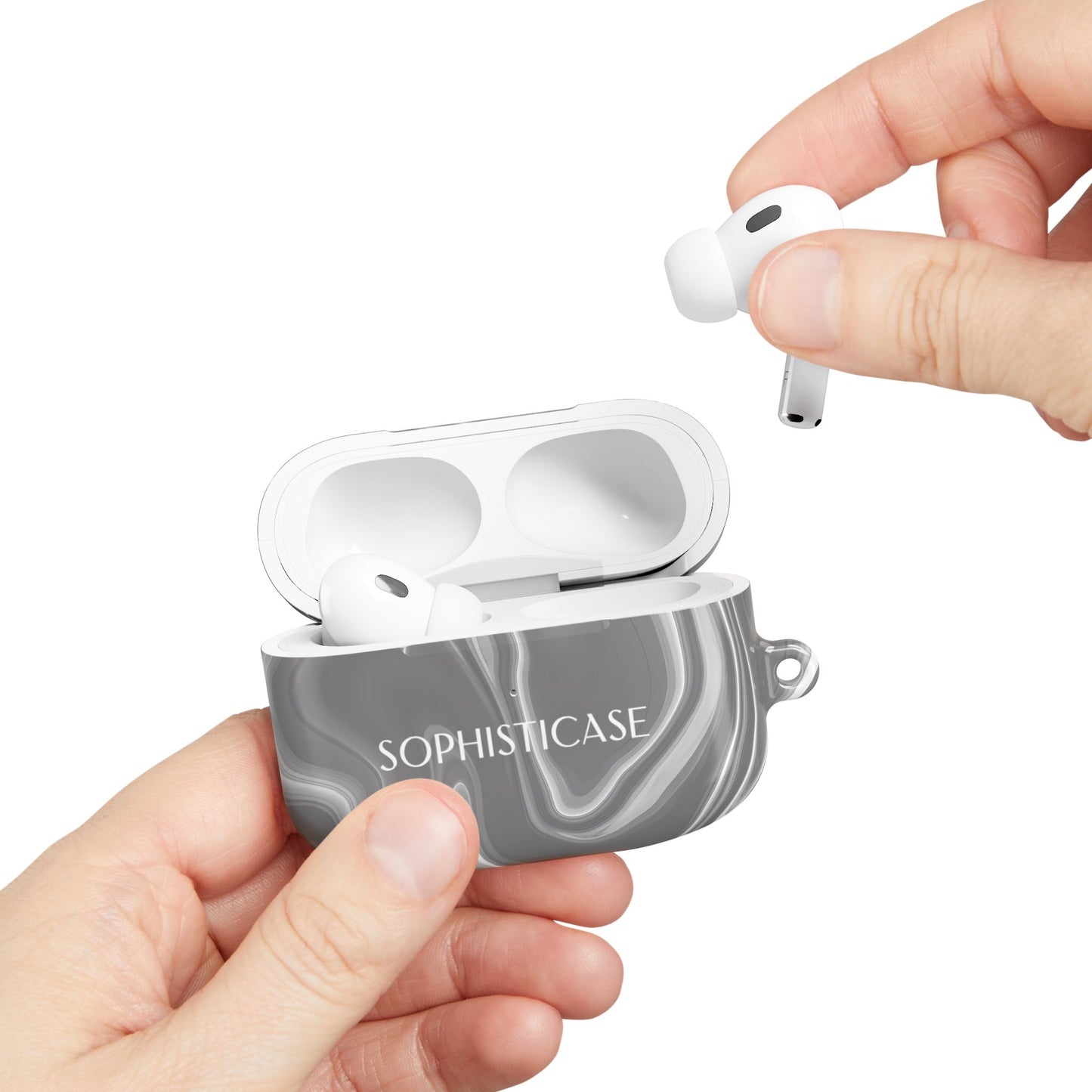 AirPod Cases - Liquid Dreams in Charcoal