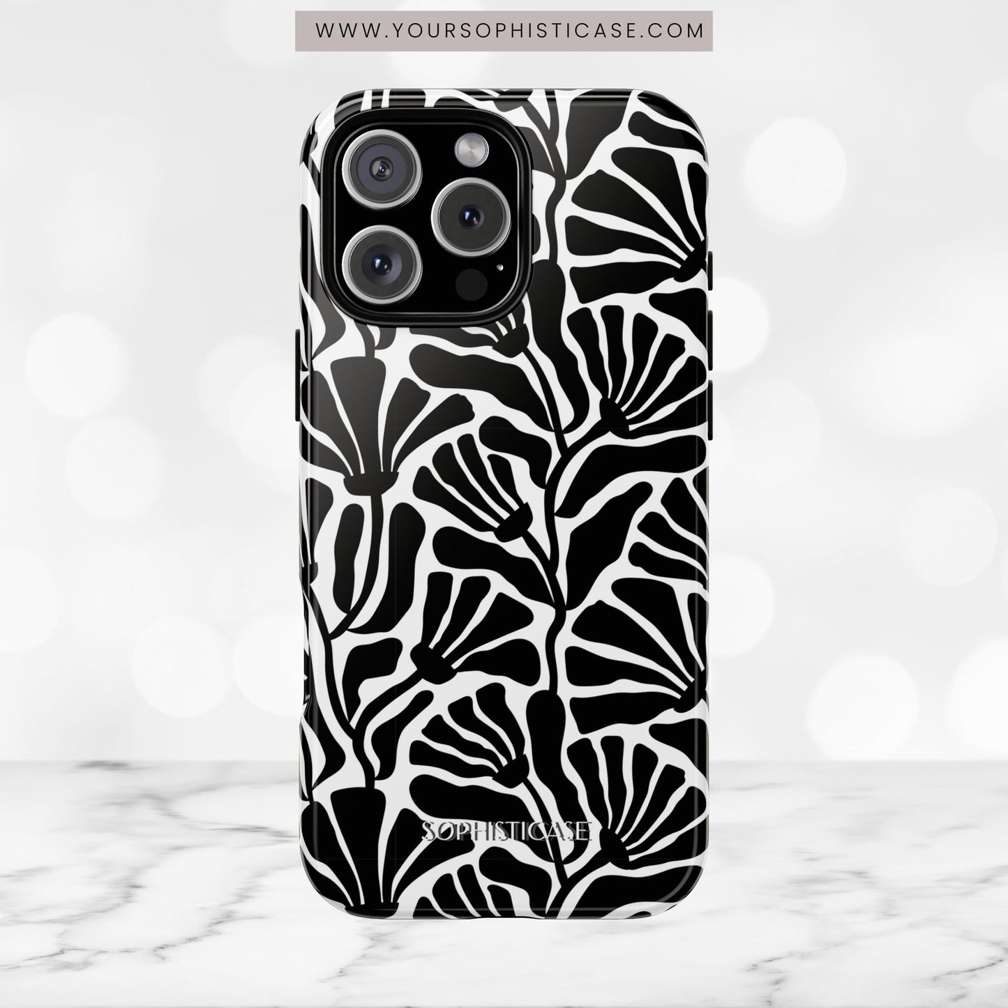 Dark Thoughts in Urban Vine - Tough Phone Case