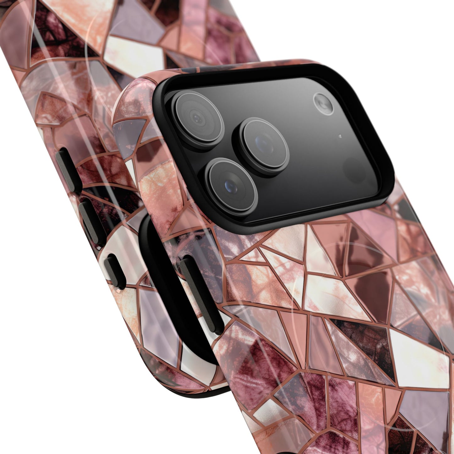 Rose' Runway in Merlot Mosaic - Magsafe Case