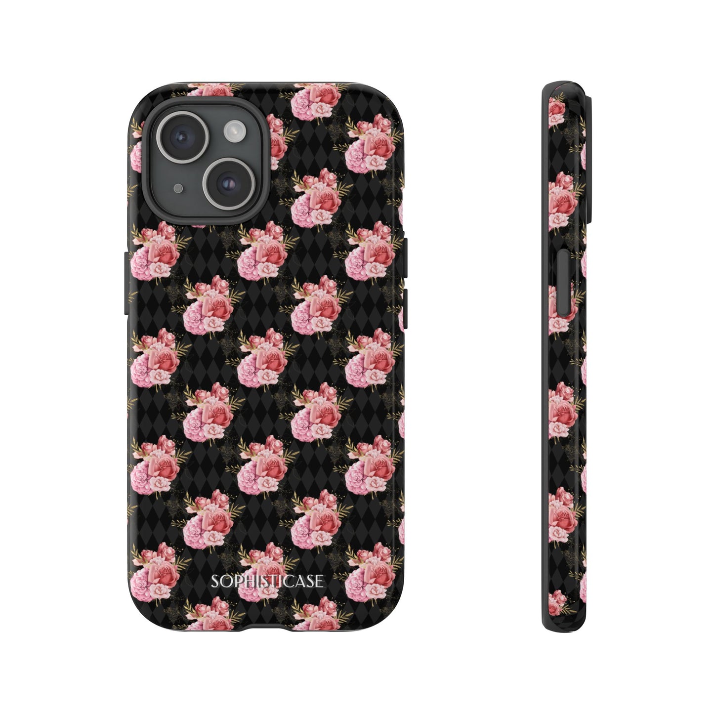 Rose Diamond Romance in Vivienne - iPhone Case