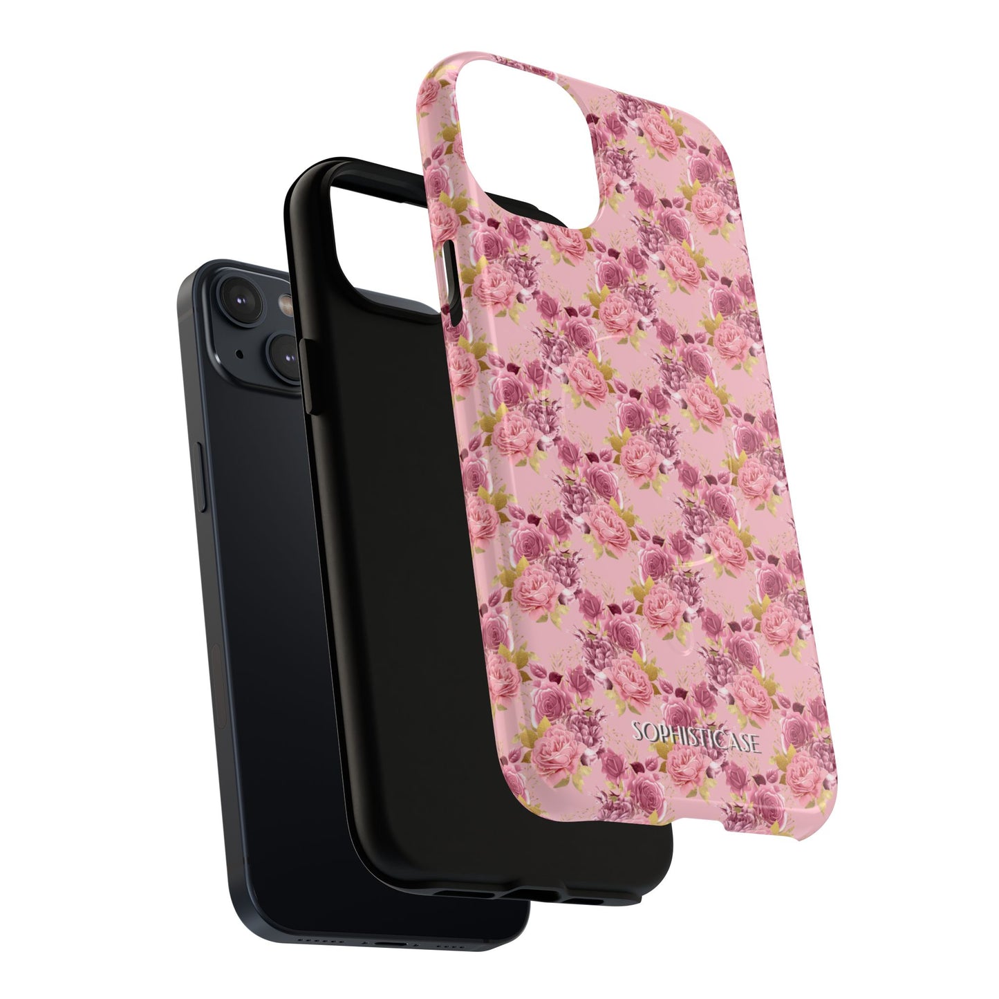 Rose Diamond Romance in Amelie - Magsafe Phone Case