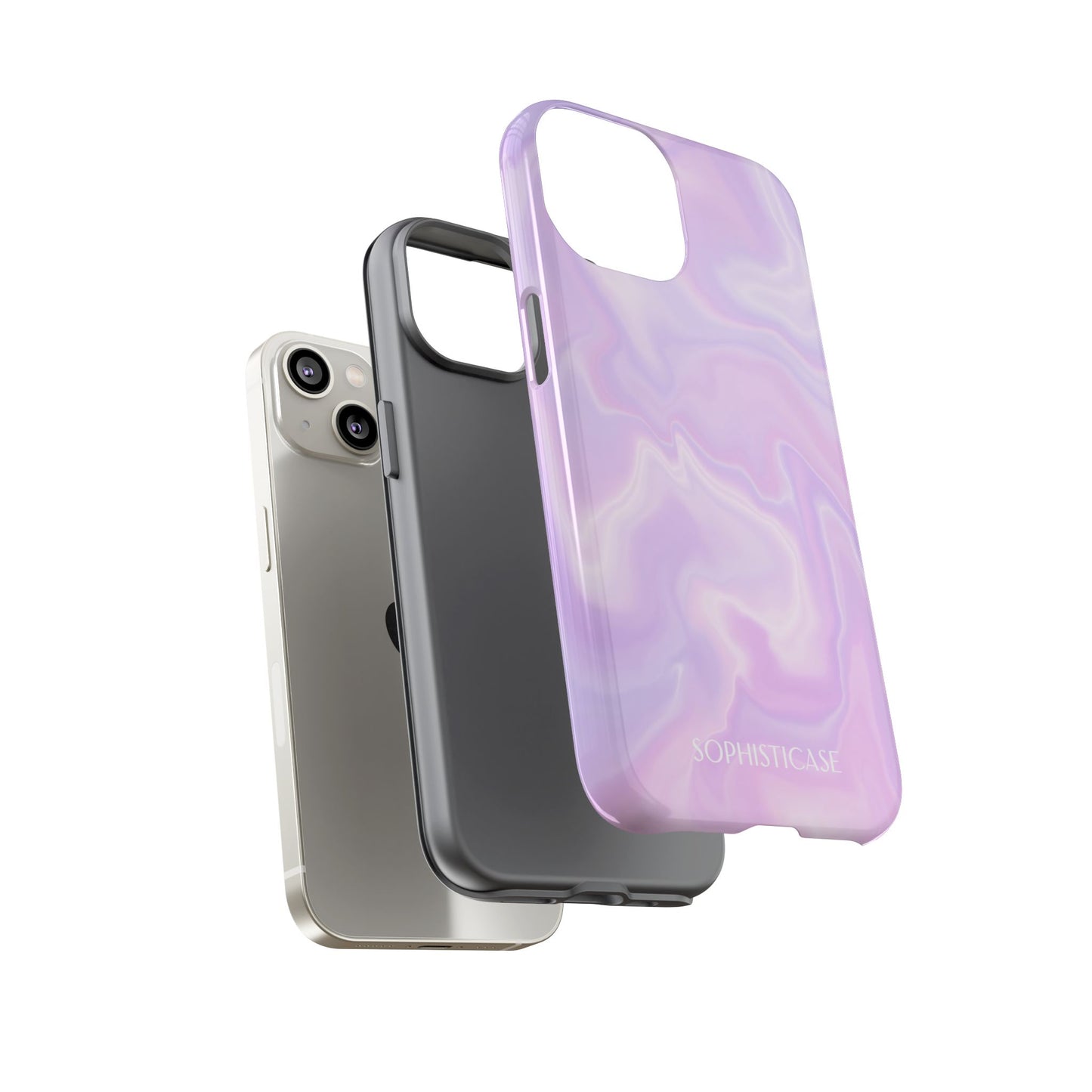 Liquid Magic in Sunset Haze - Protective Phone Case for iPhone