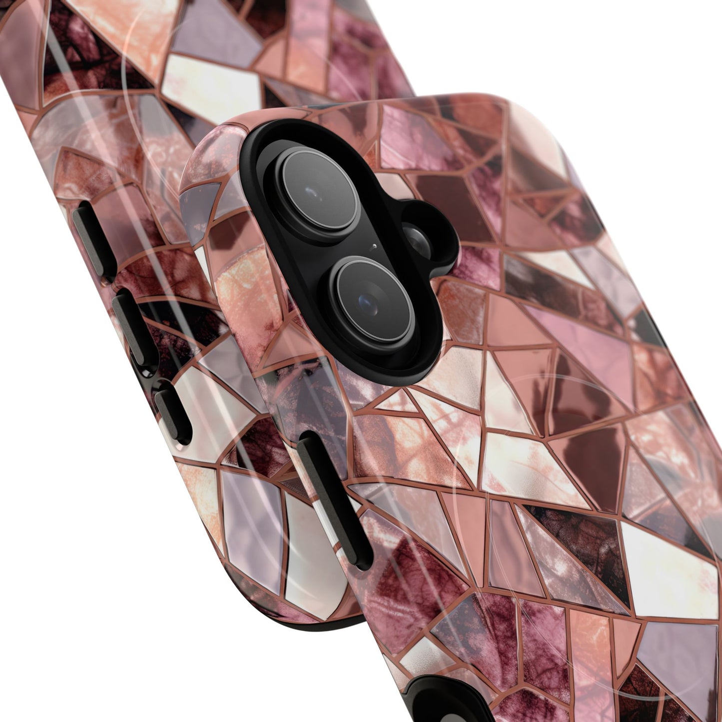 Rose' Runway in Merlot Mosaic - Magsafe Case
