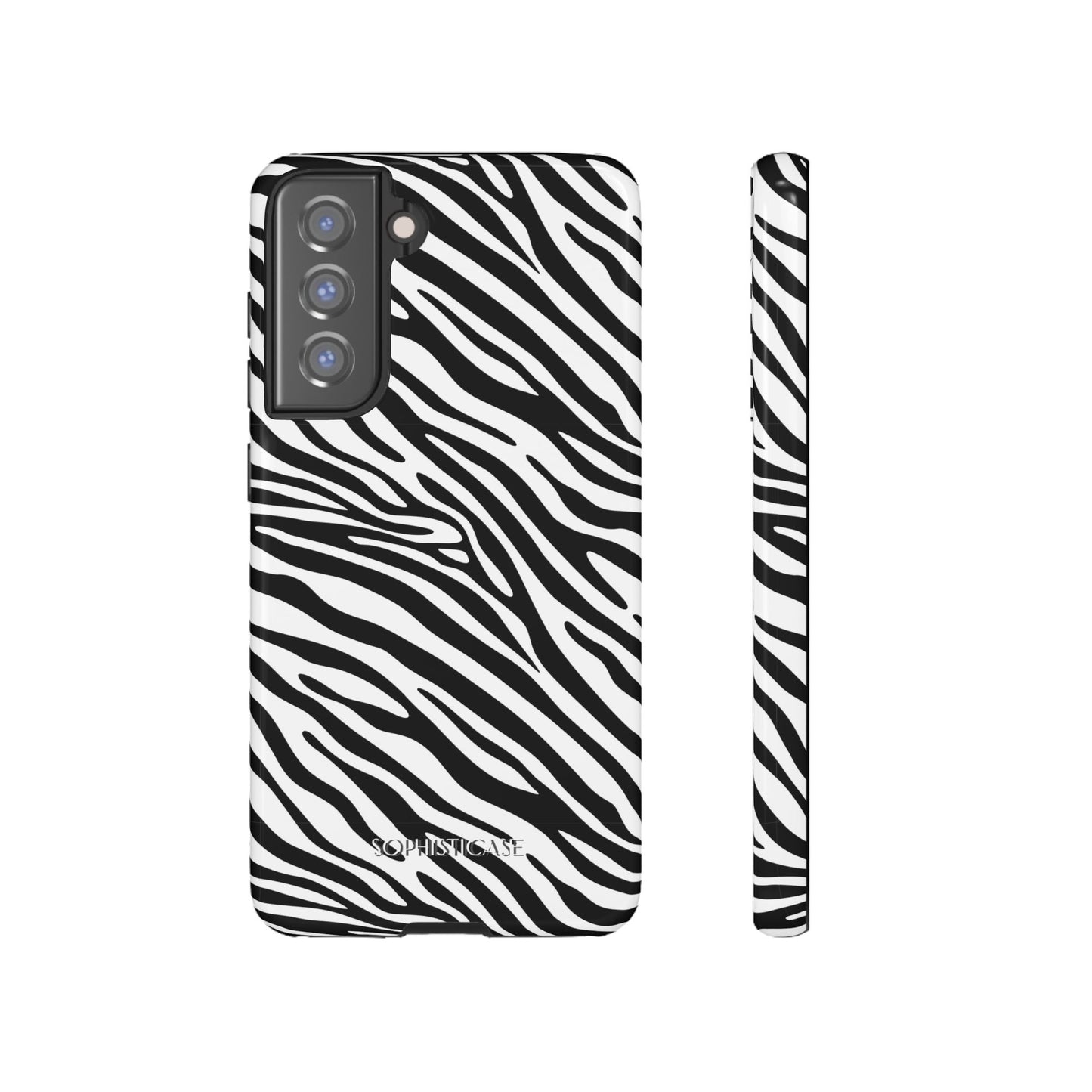 Dark Thoughts in Urban Zebra - Tough Phone Case