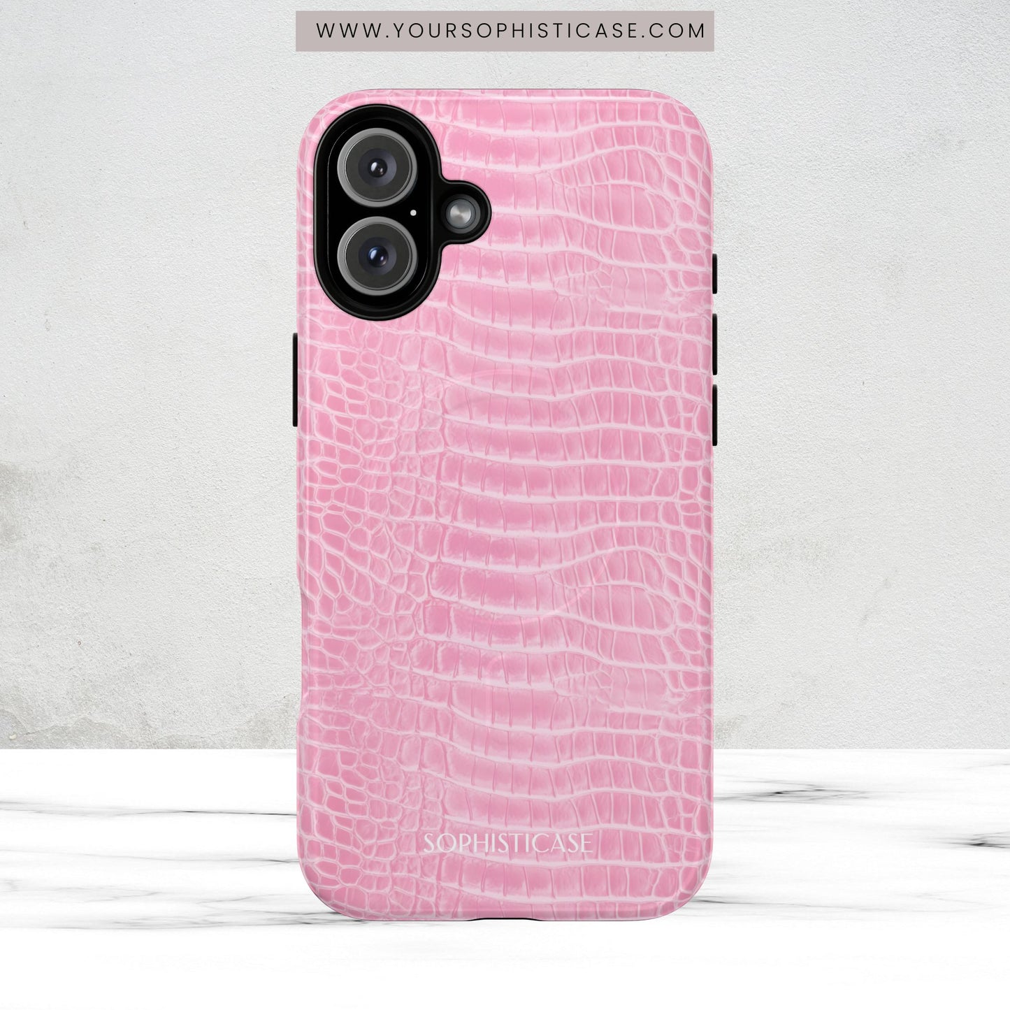 Luxe Leather in Pink - Magsafe Case