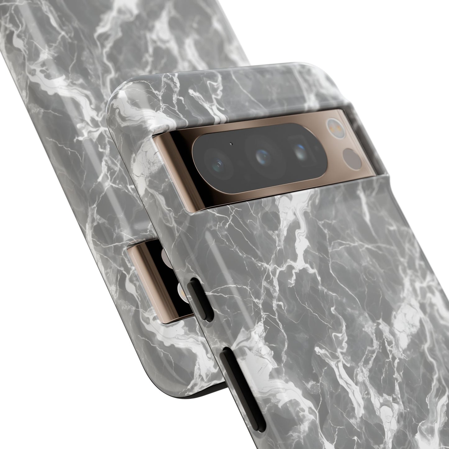 Marble Crush in Charcoal Grey - Tough Phone Case