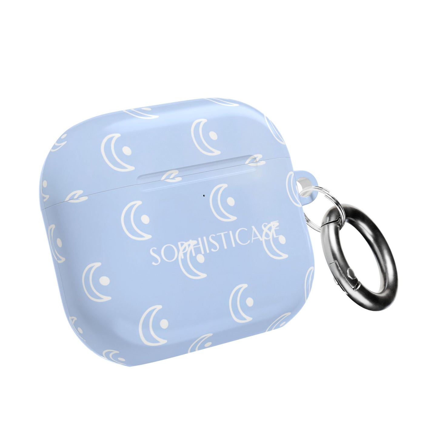 AirPod Cases - Moon Phase in Baby Blue