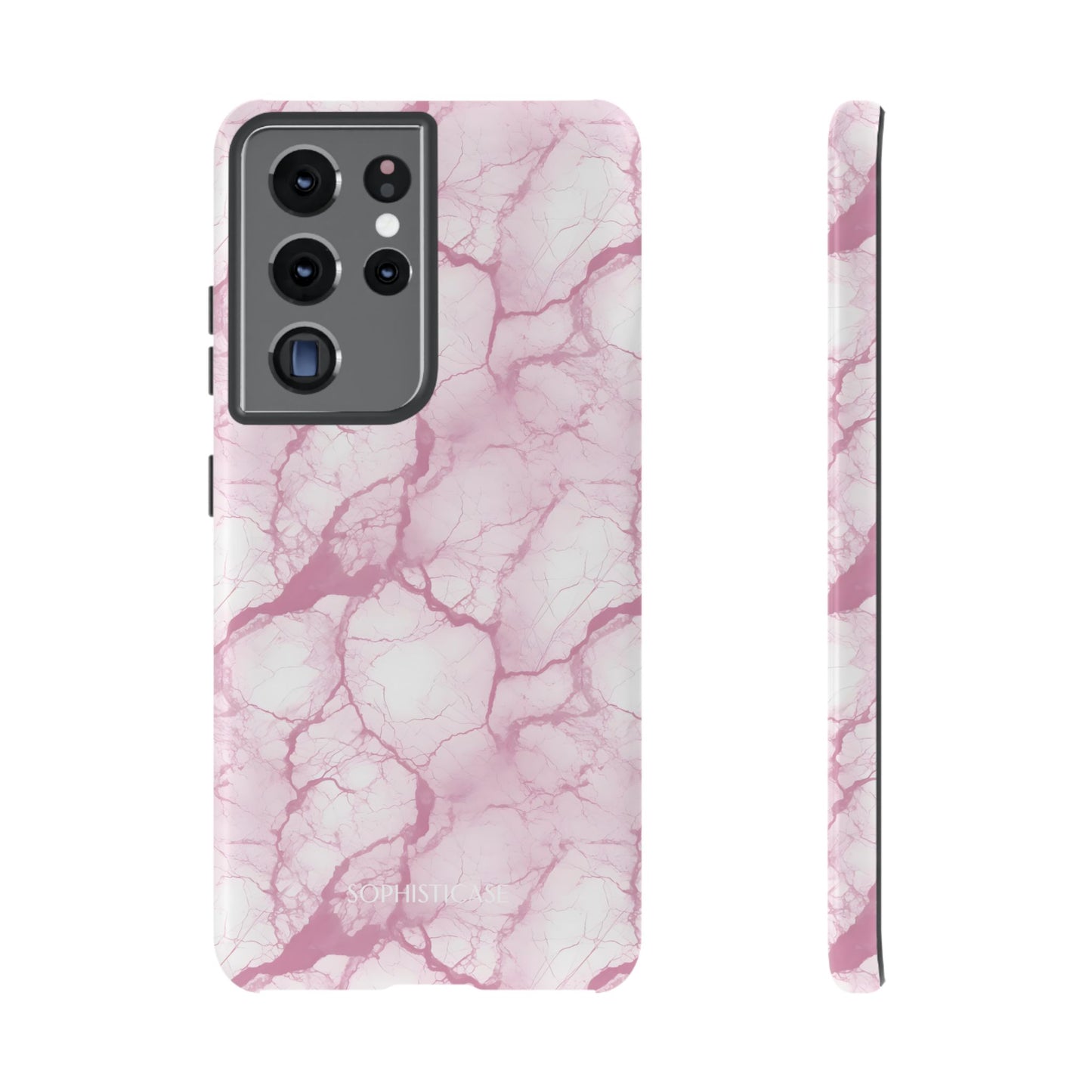 Marble Opulence in Pink - Tough Phone Case