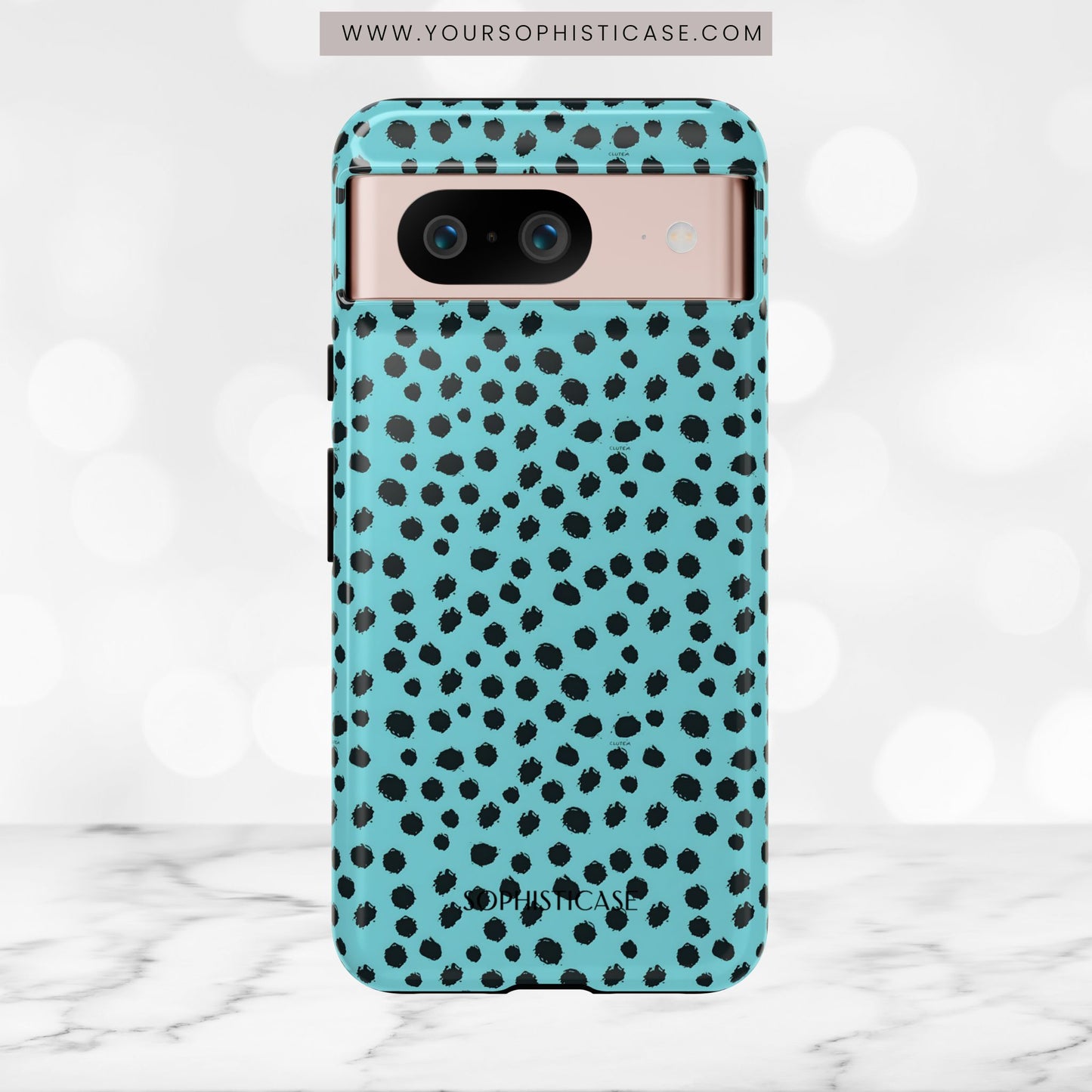 Cheetahs and Liars in Aqua - Tough Phone Case