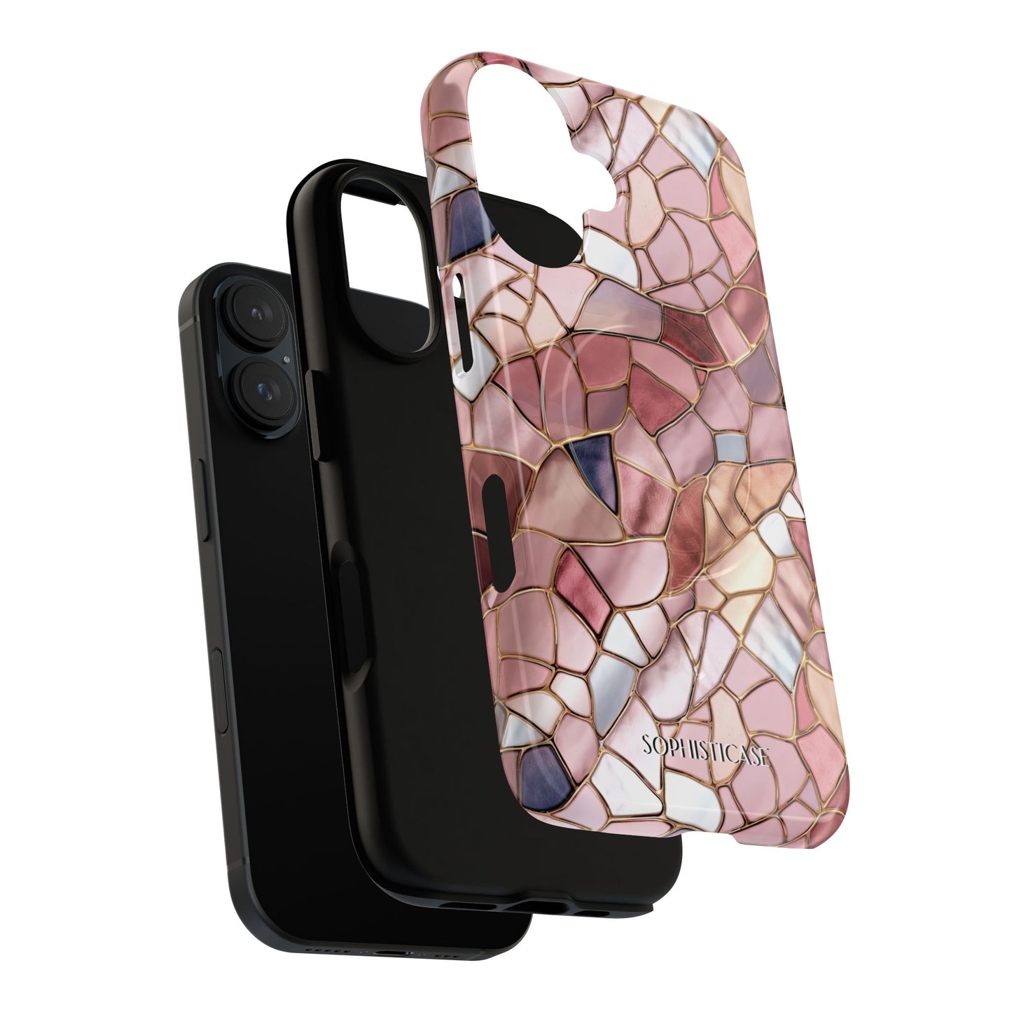 Rose' Runway in Pink Mosaic - Magsafe Case