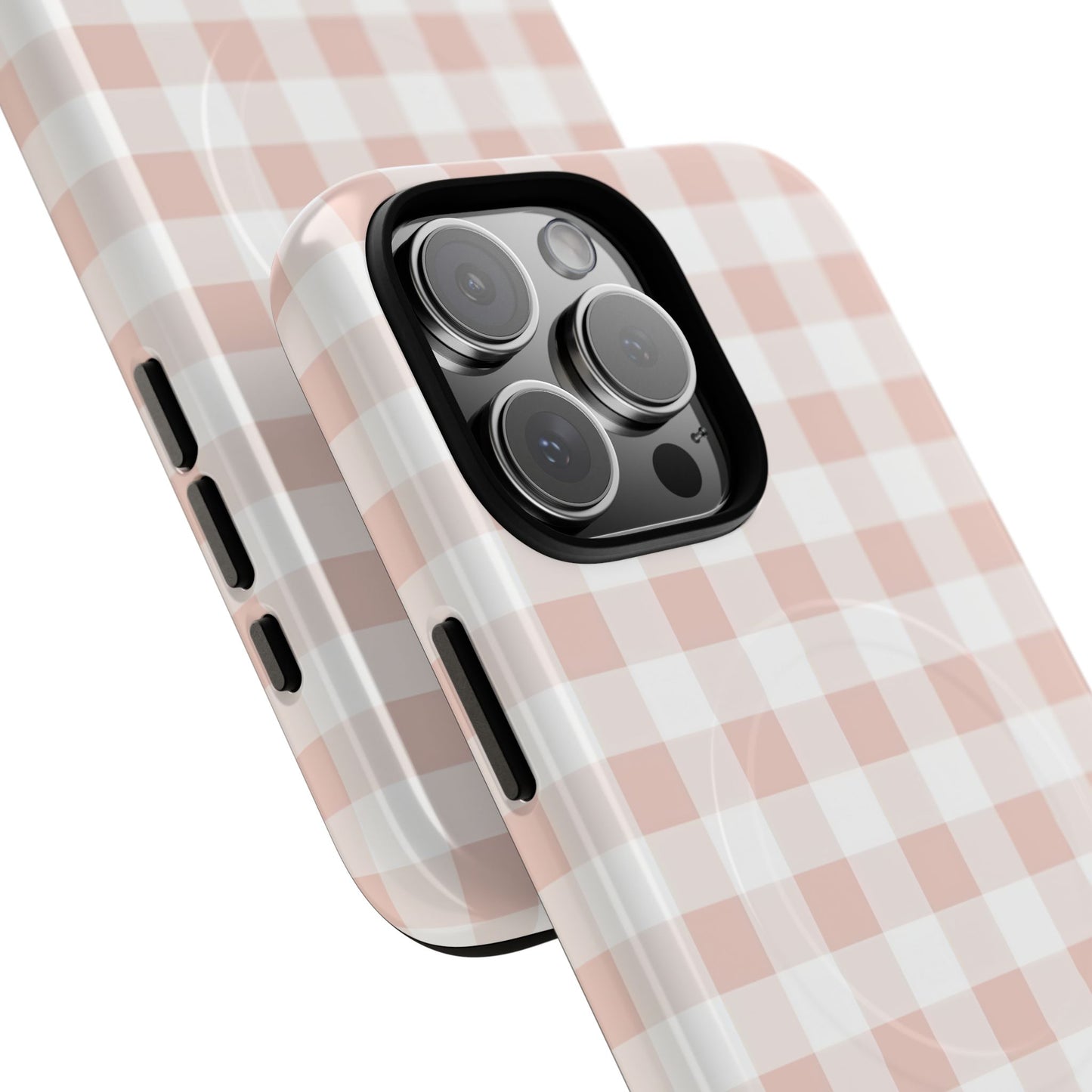 Gingham in Neutral Beige - Magsafe Case