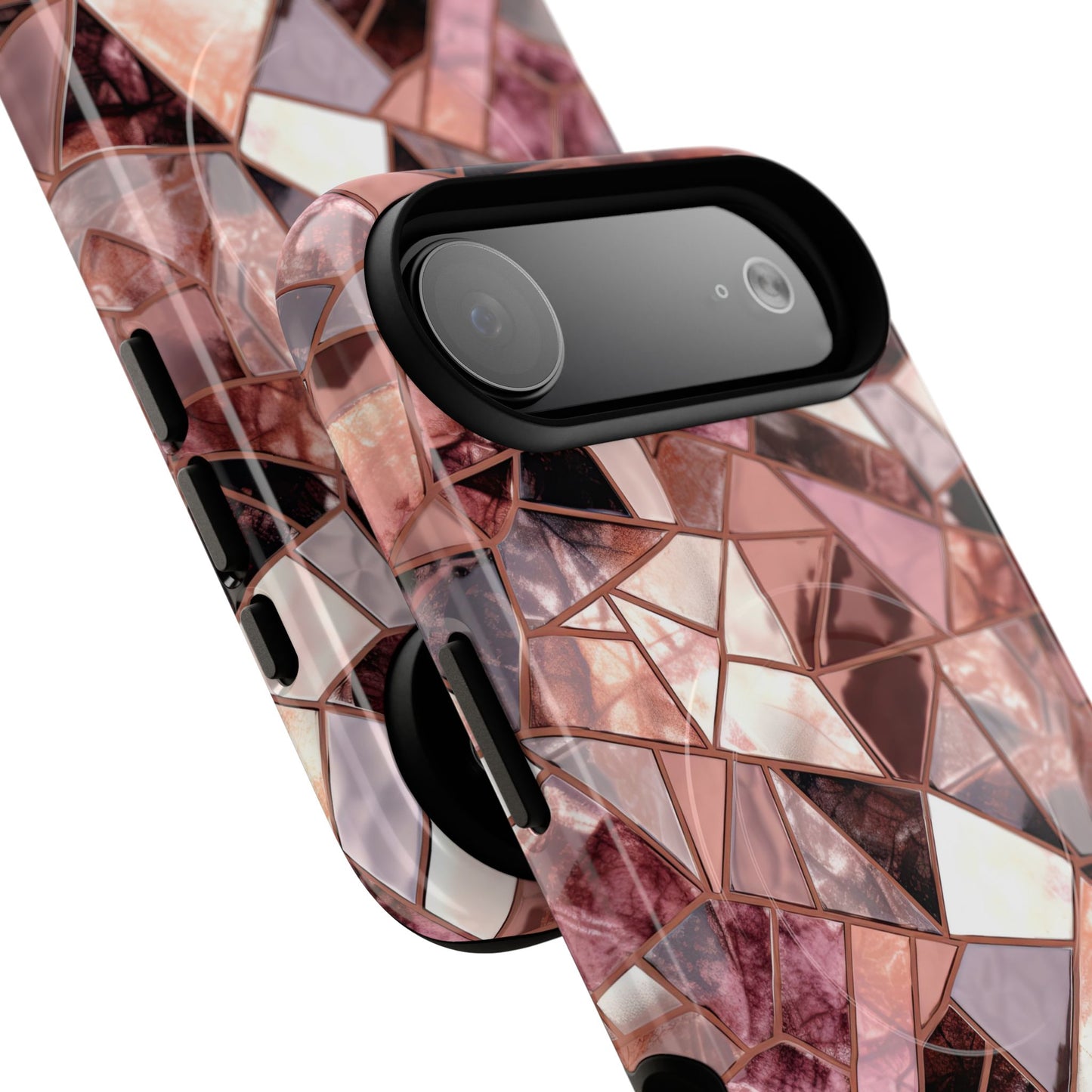 Rose' Runway in Merlot Mosaic - Magsafe Case