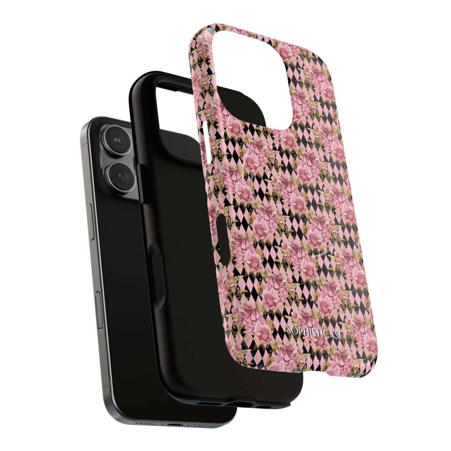 Rose Diamond Romance in Valentina - Magsafe Phone Case