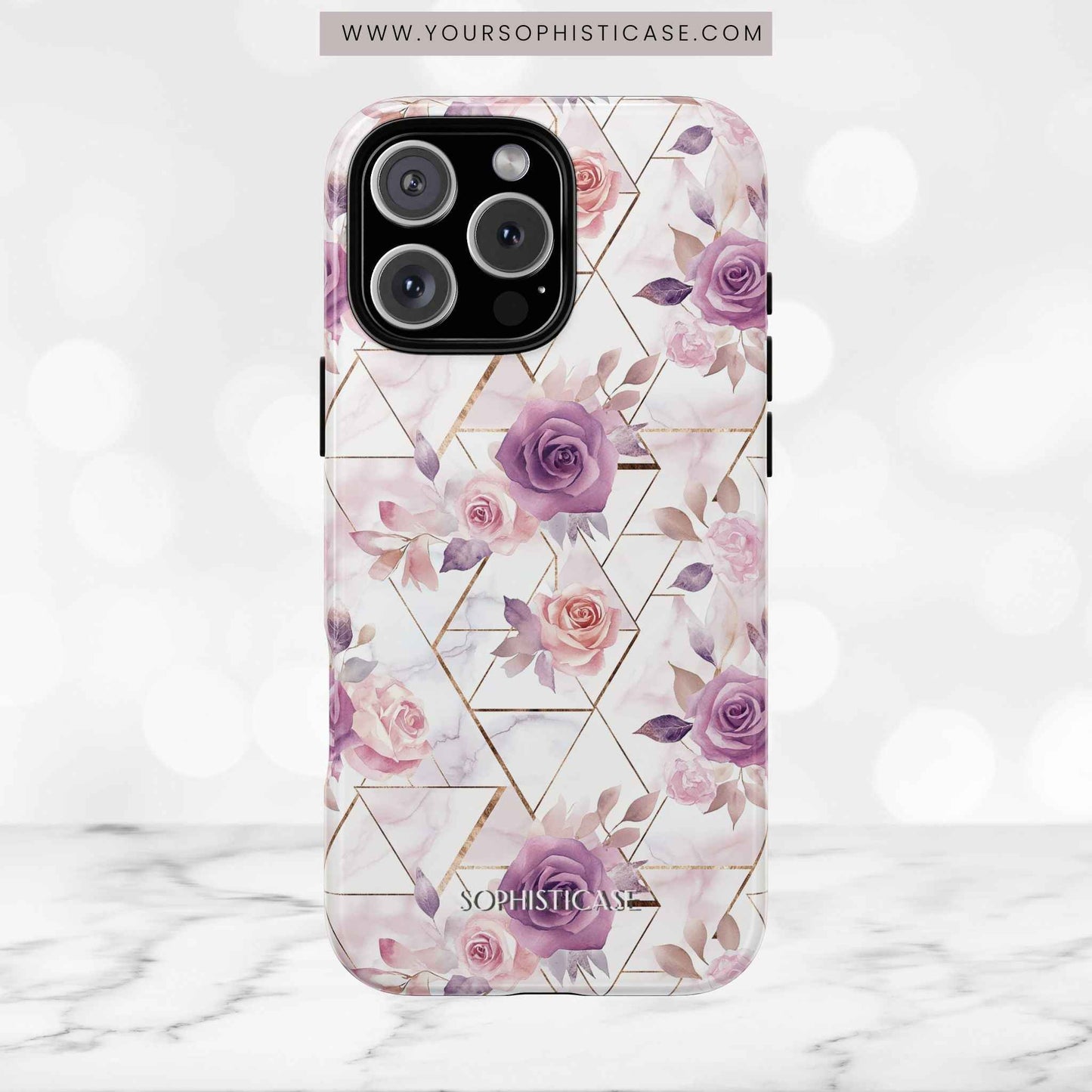 Royal Floral in Rose Royale - Tough Phone Case