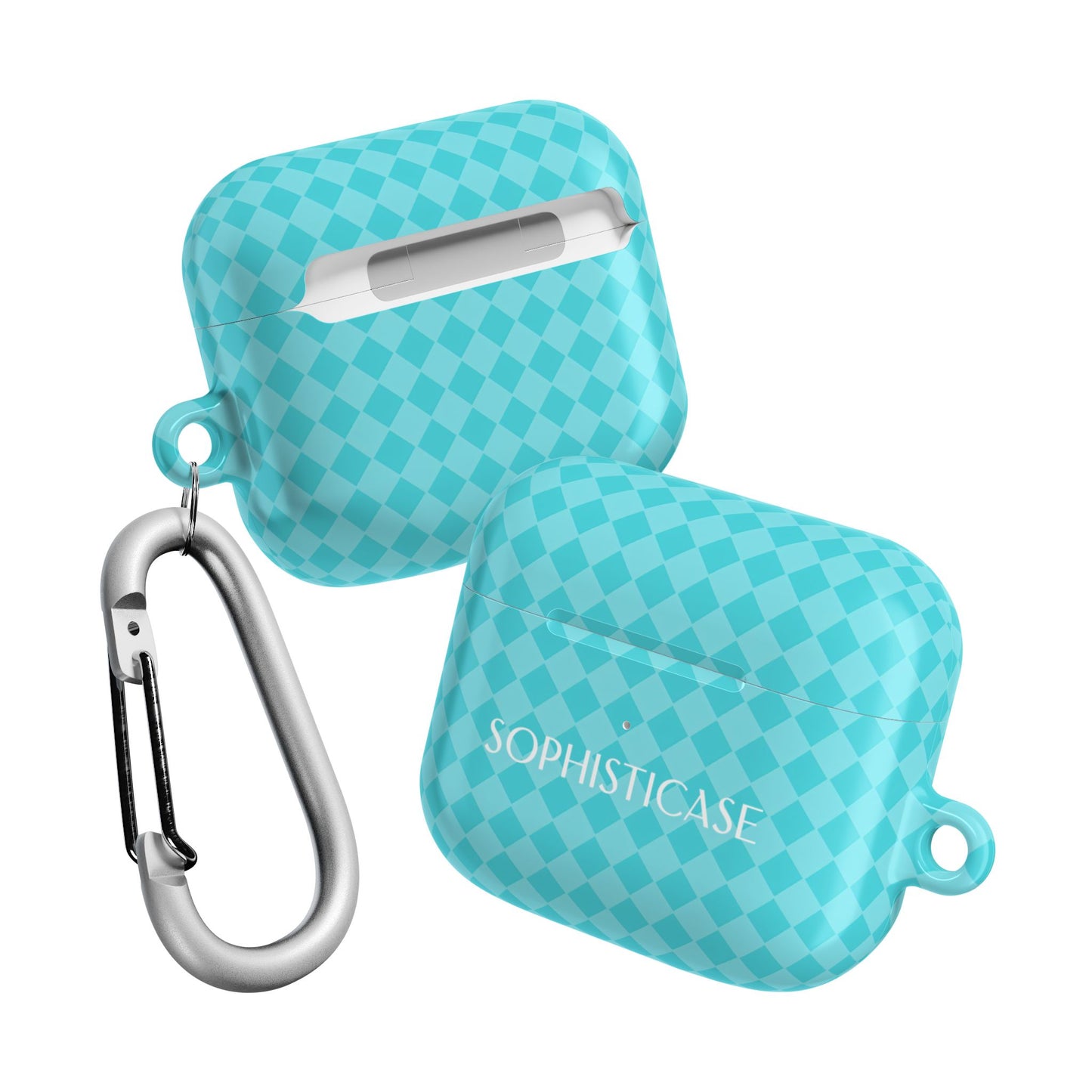 AirPod Cases - Diamond Diva in Aqua