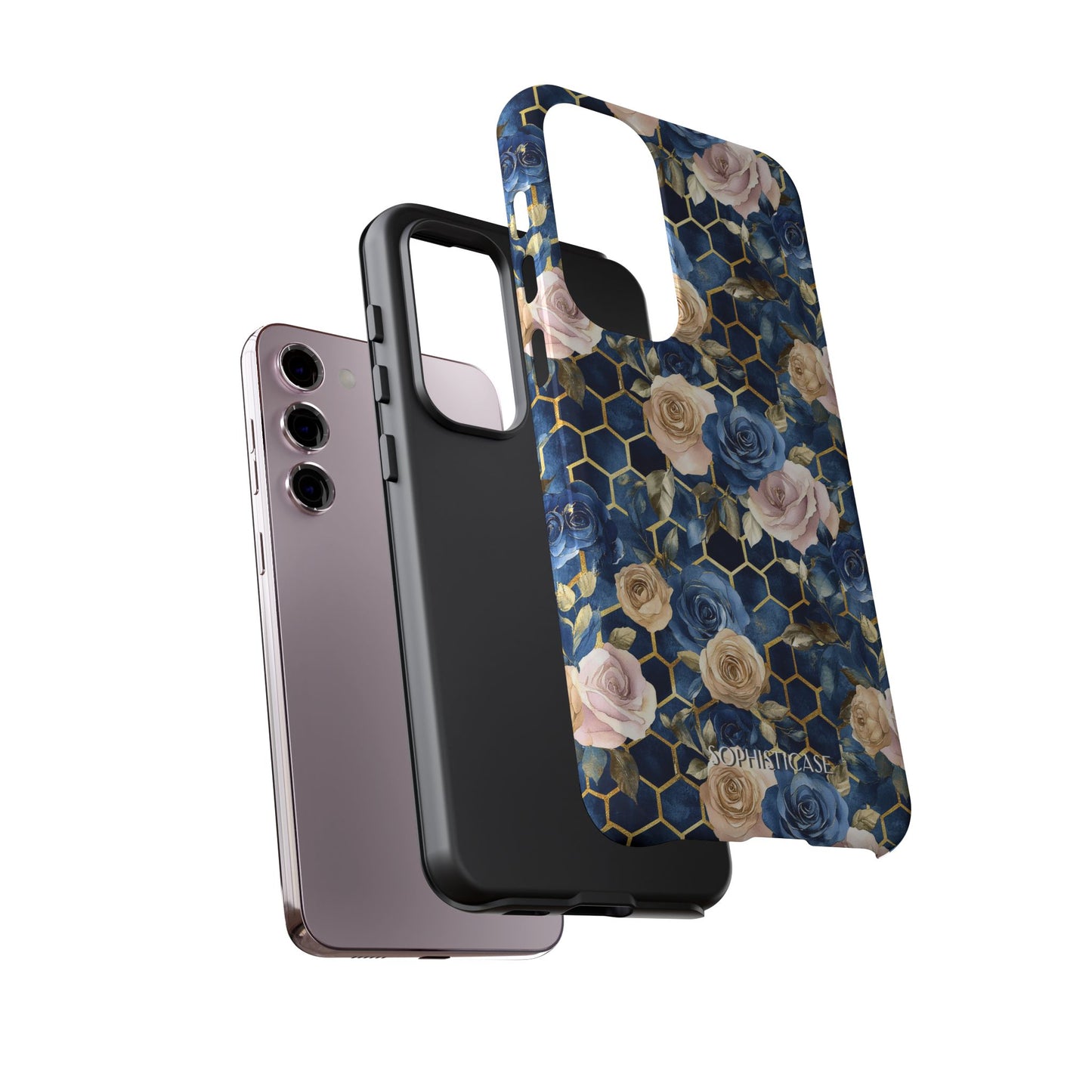 Royal Floral in Midnight Rose - Tough Phone Case