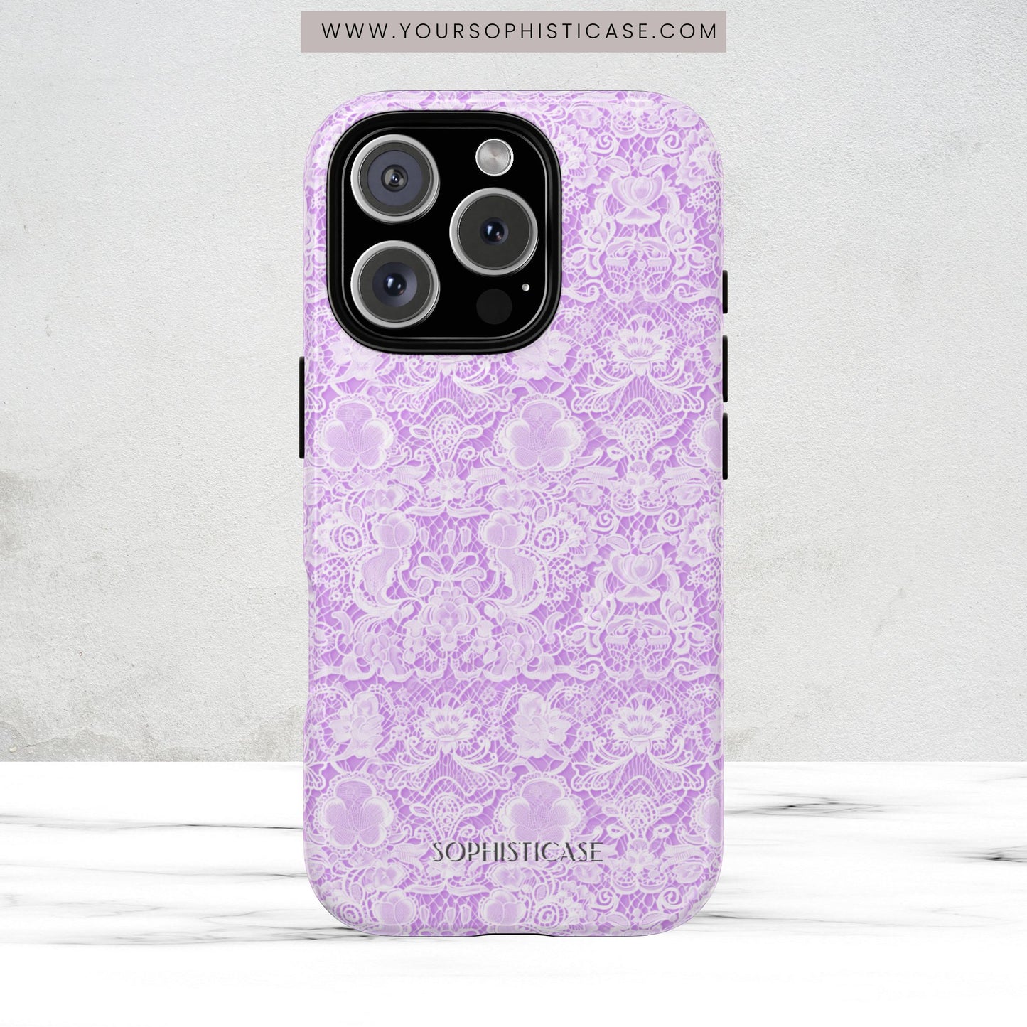 Luxe Lace in Purple - Magsafe Case