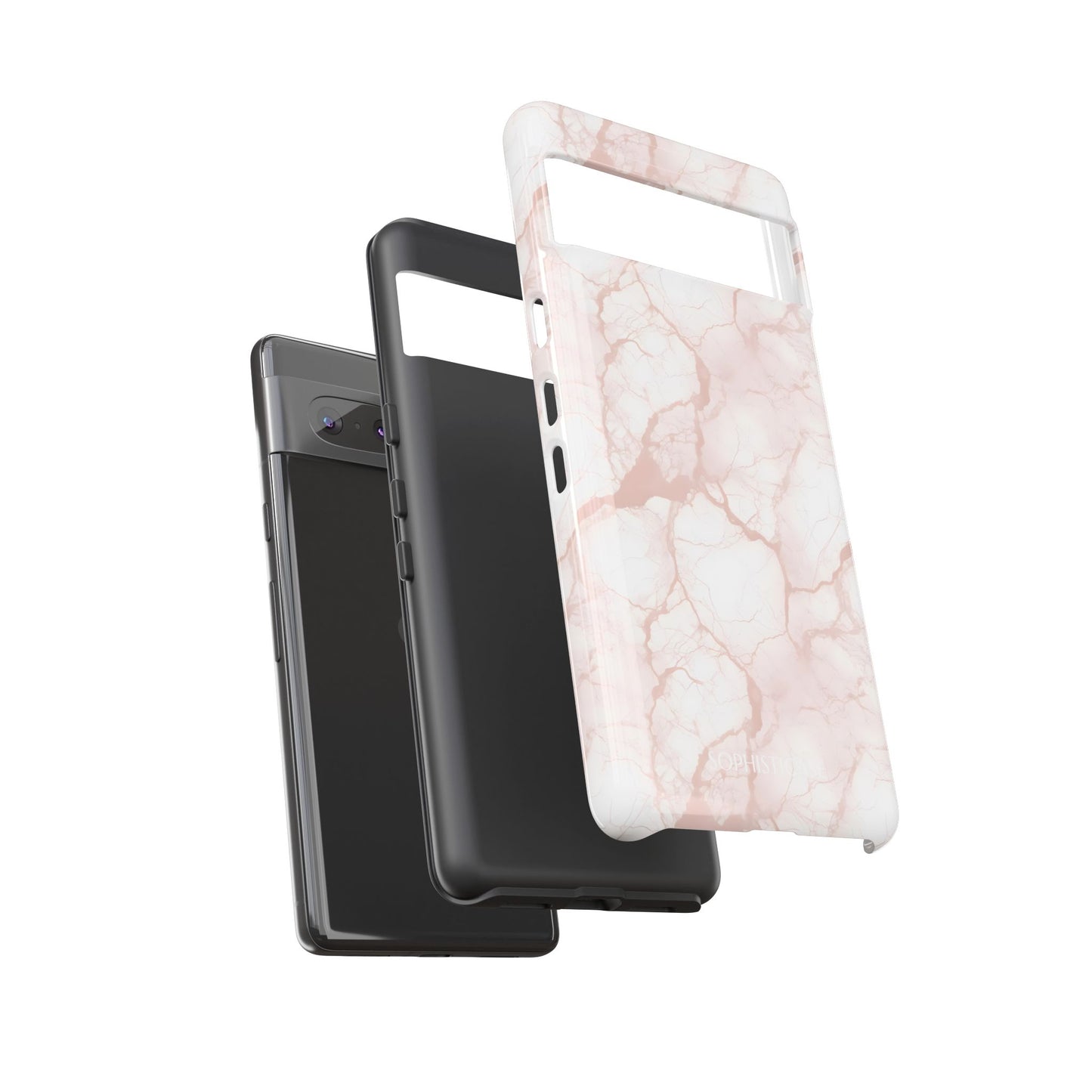 Marble Opulence in Neutral Beige - Tough Phone Case