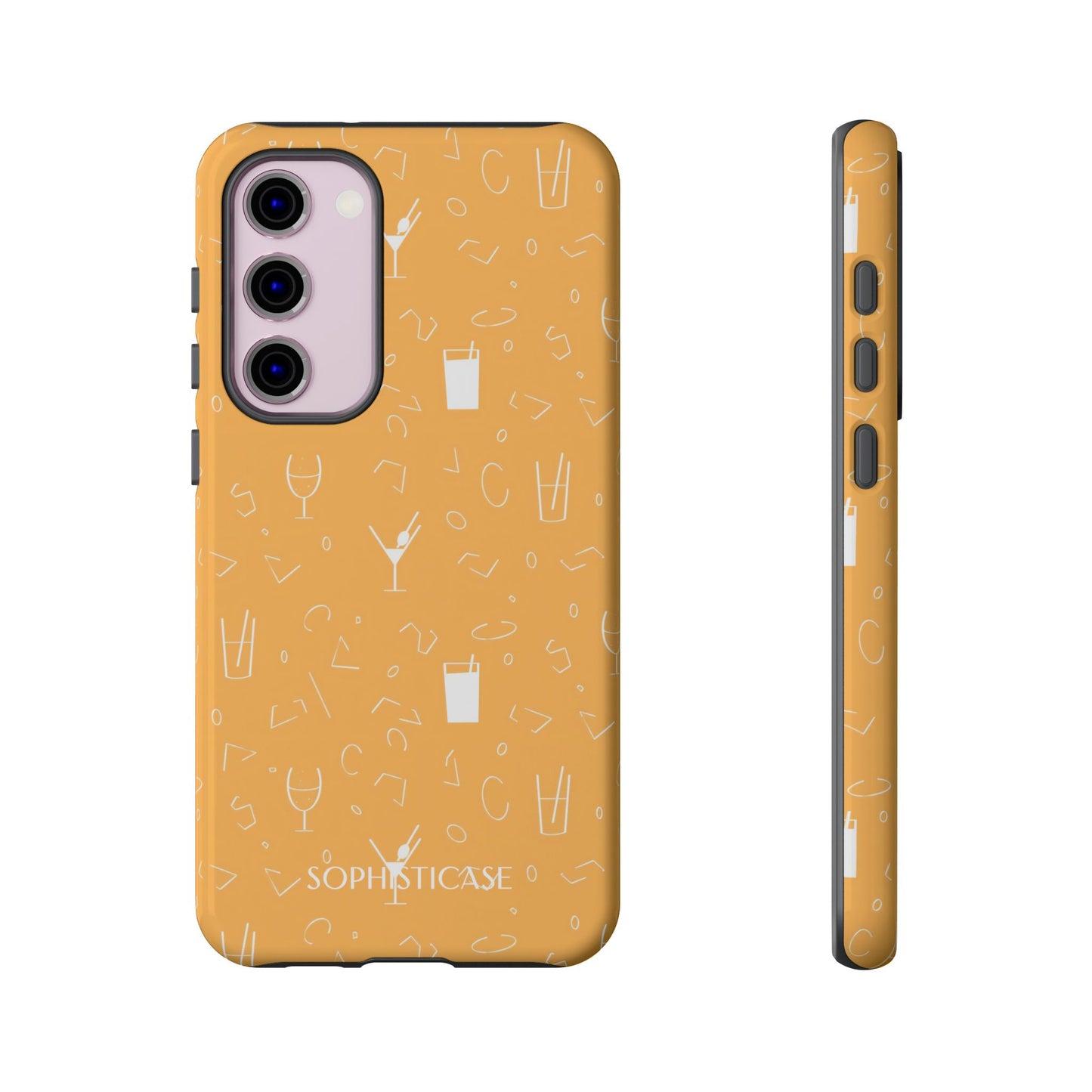 Cocktail Hour in Yellow - Tough Phone Case for Samsung Galaxy