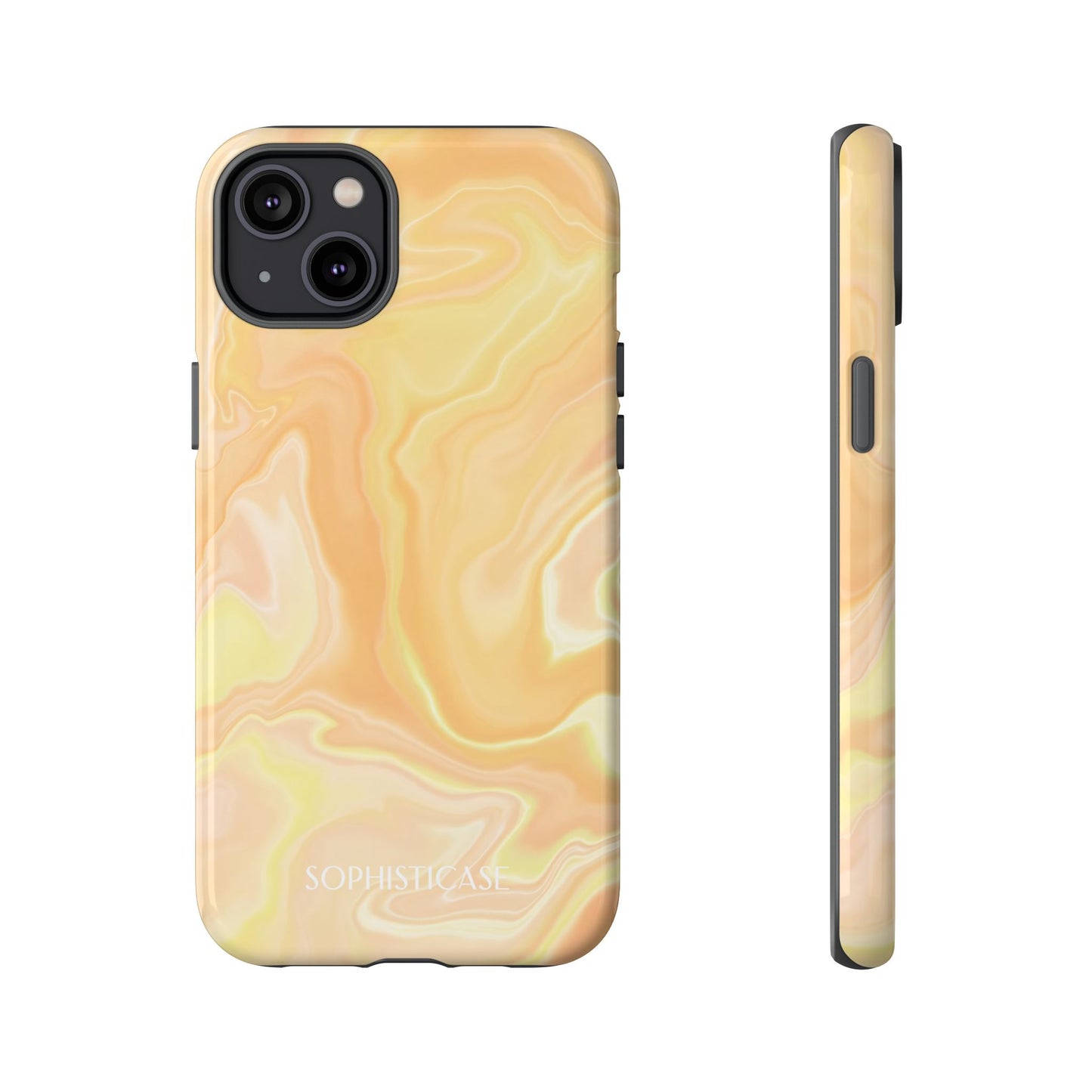 Liquid Magic in Yellow Haze - Protective Phone Case for iPhone
