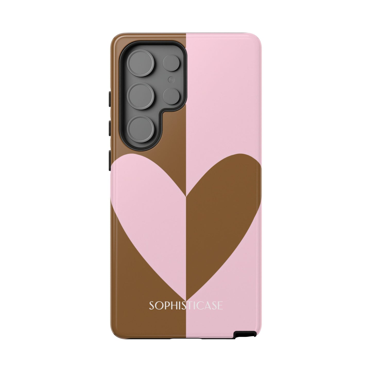 Be Mine in Pink and Brown - Tough Phone Case for Samsung Galaxy - Sophisticase