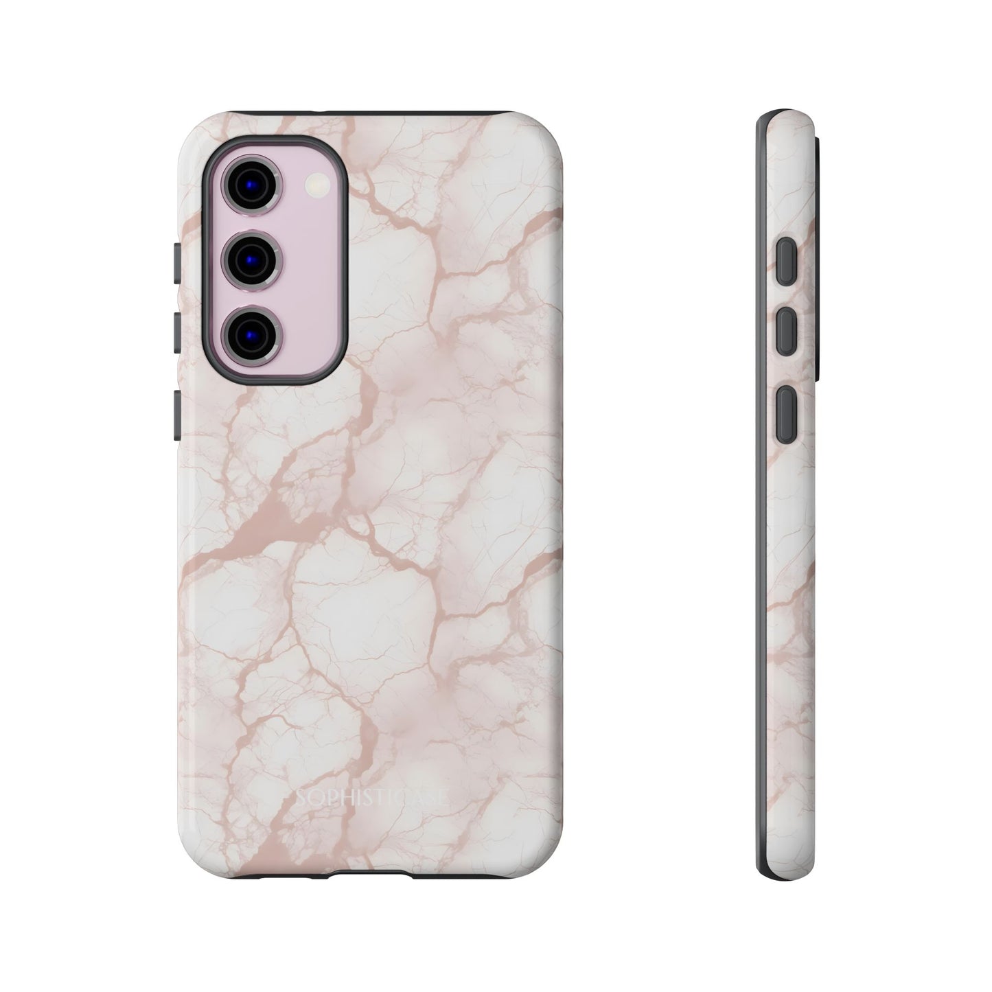 Marble Opulence in Neutral Beige - Tough Phone Case