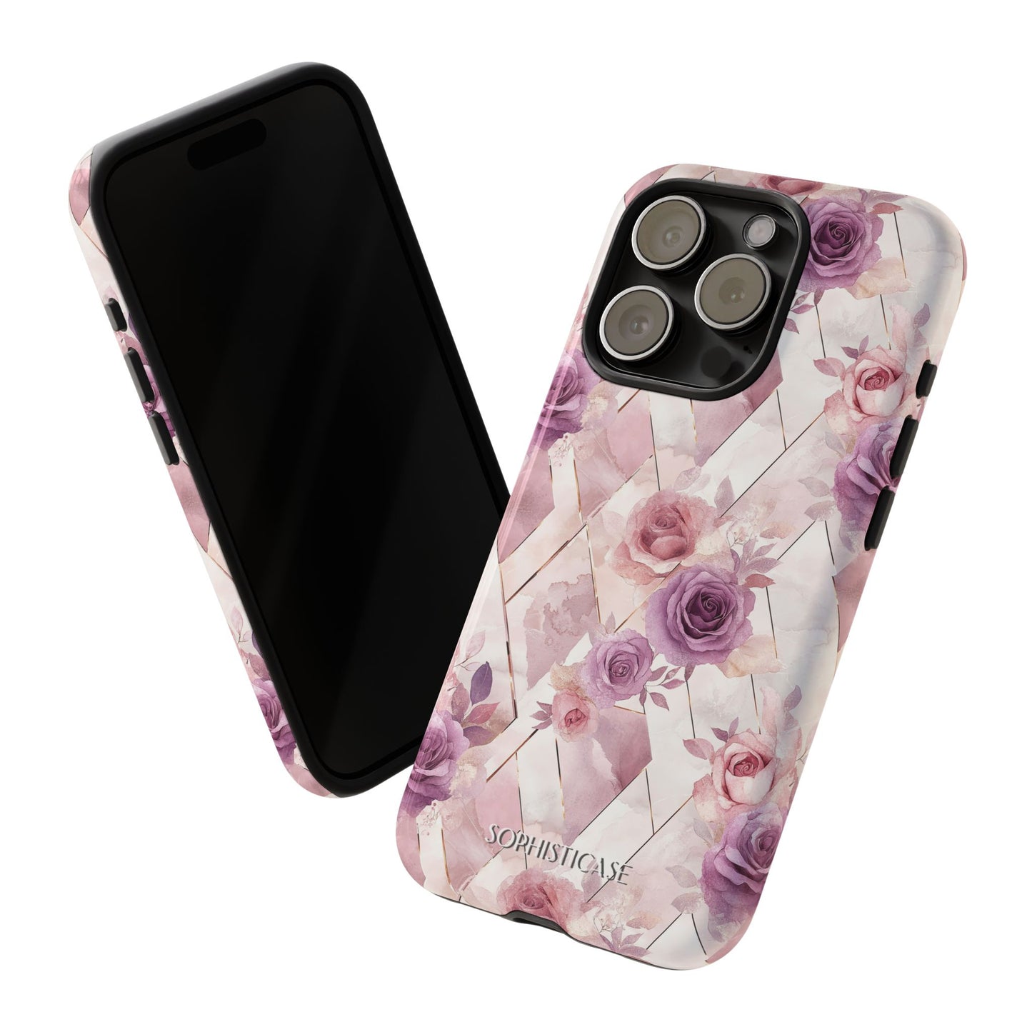 Royal Floral in Mauve Rose - Tough Phone Case
