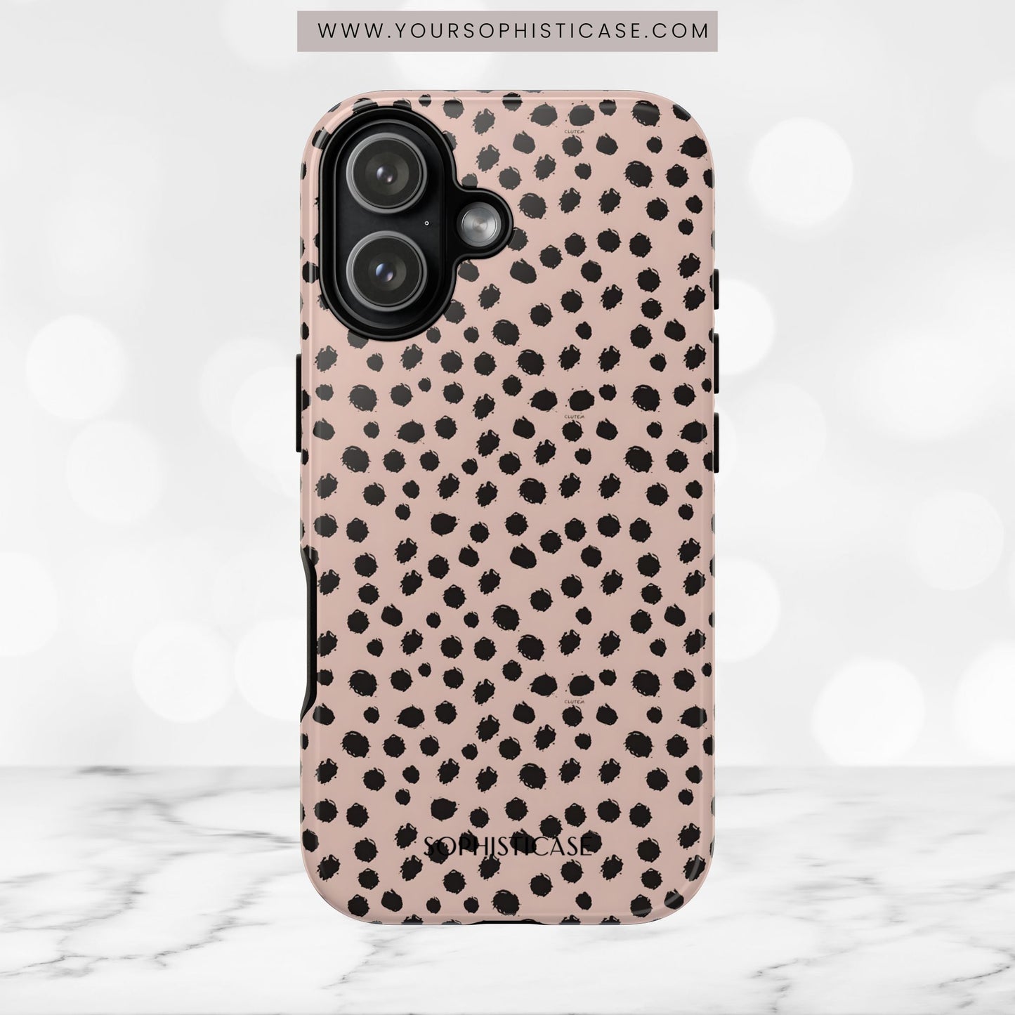 Cheetahs and Liars in Light Brown - iPhone Case