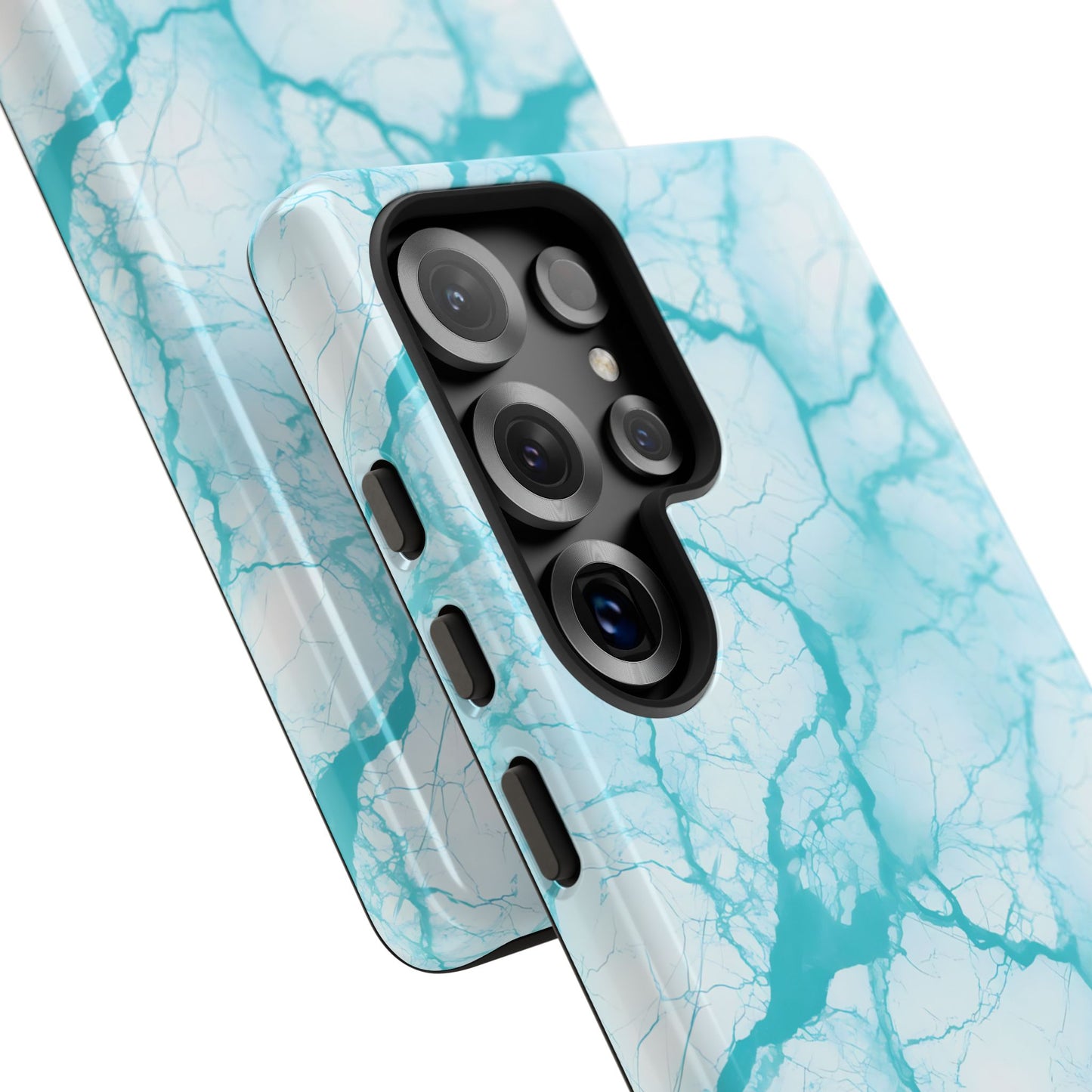 Marble Opulence in Aqua - Tough Phone Case