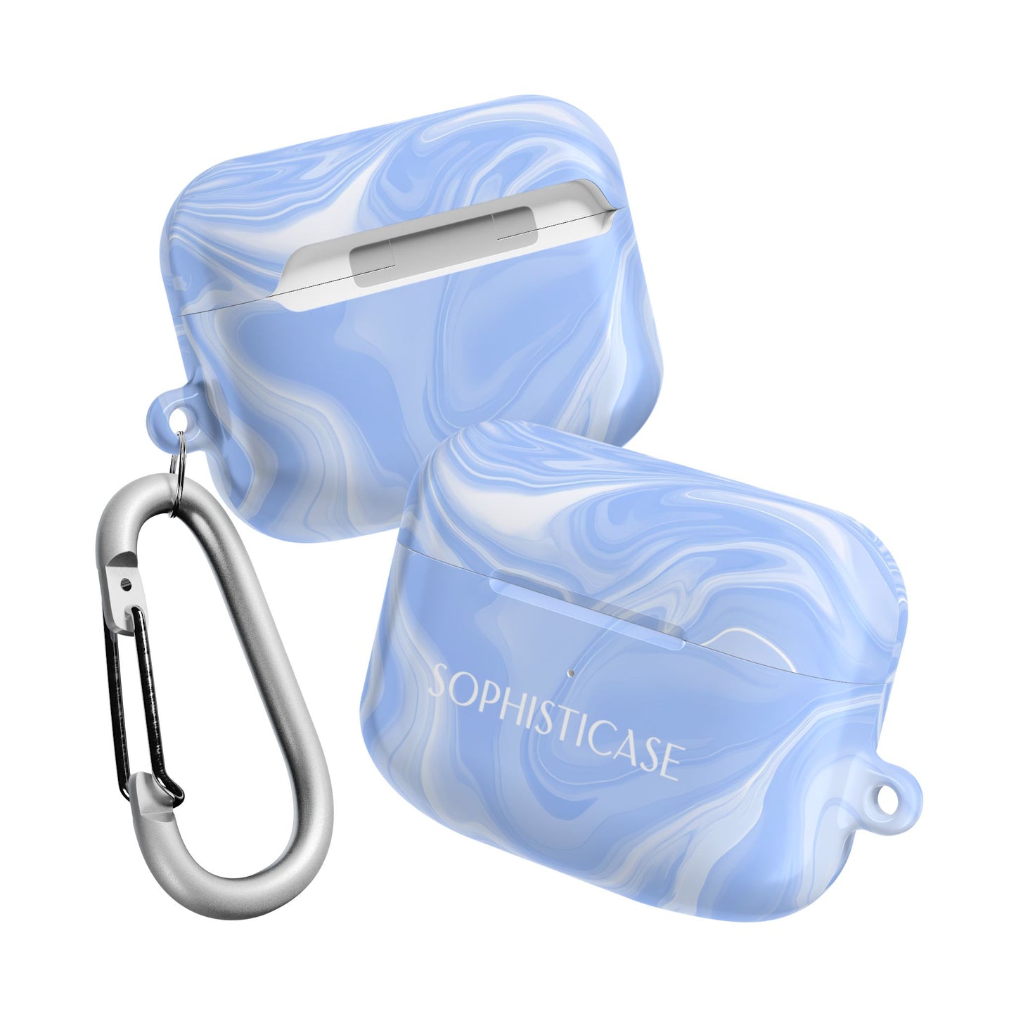 AirPod Cases - Liquid Dreams in Smoke Blue