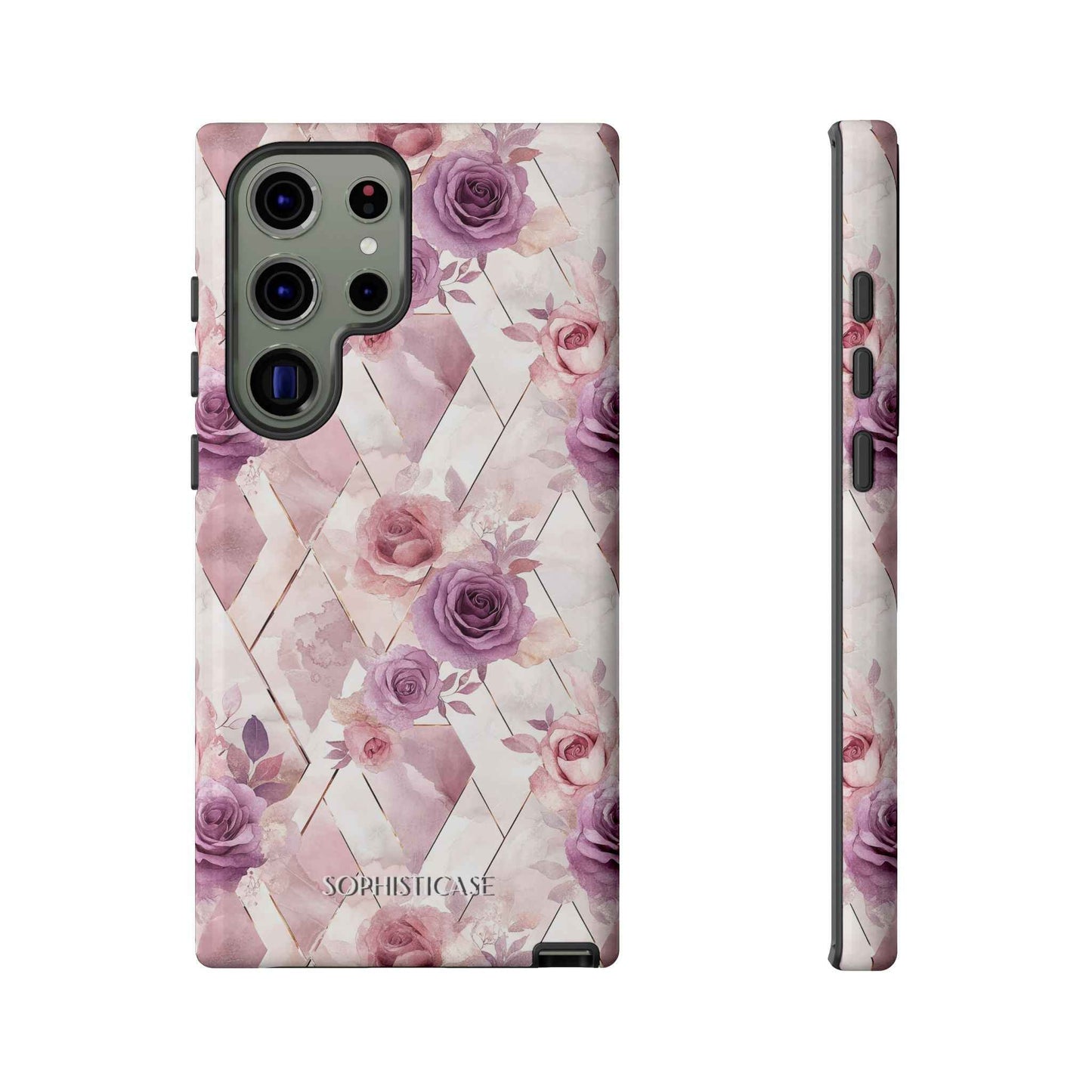 Royal Floral in Mauve Rose - Tough Phone Case