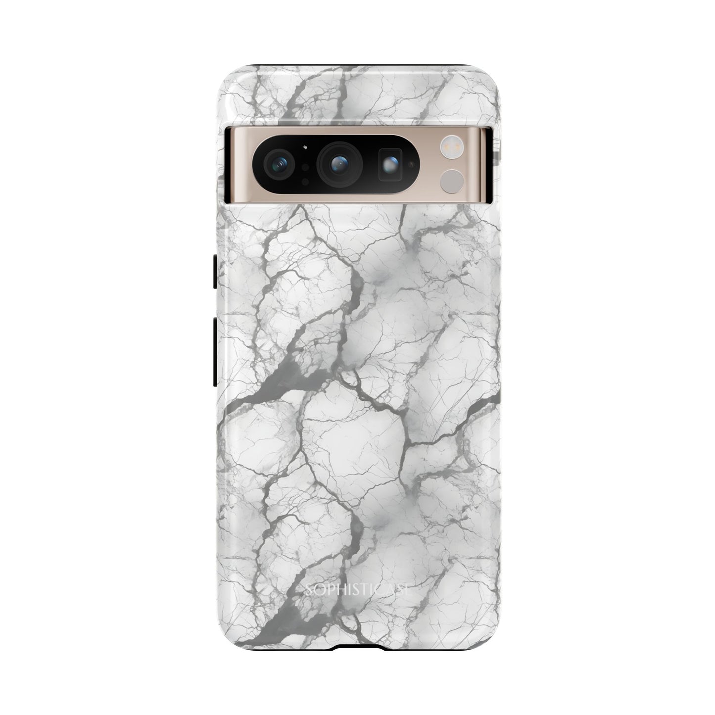Marble Opulence in Charcoal Grey - Google Pixel Case