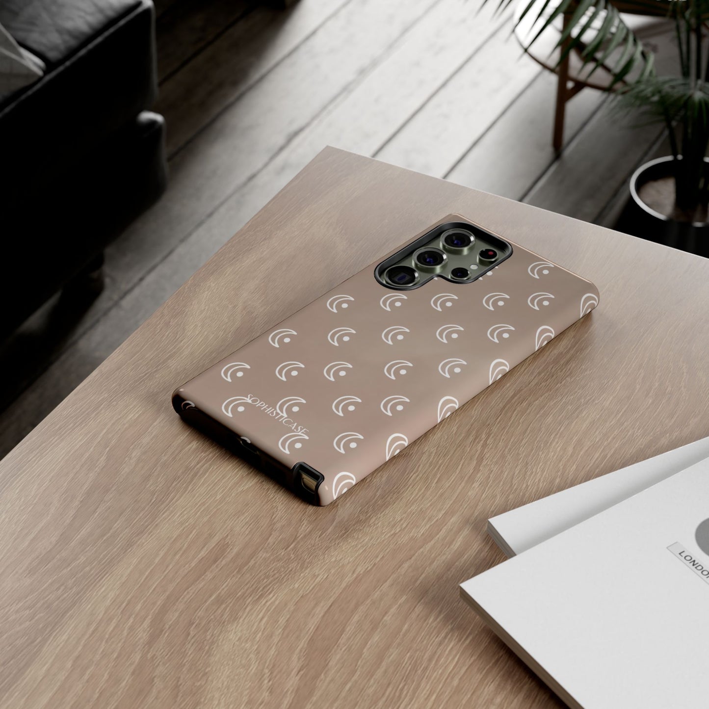 Moon Phase in Boho Brown - Samsung Galaxy Case
