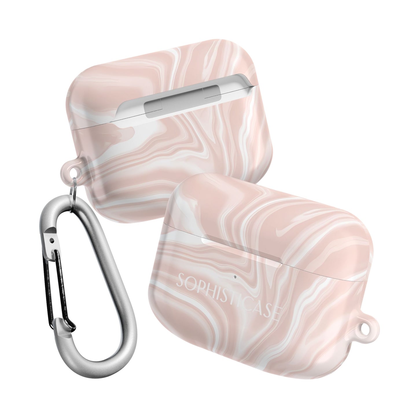 AirPod Cases - Liquid Dreams in Neutral Beige