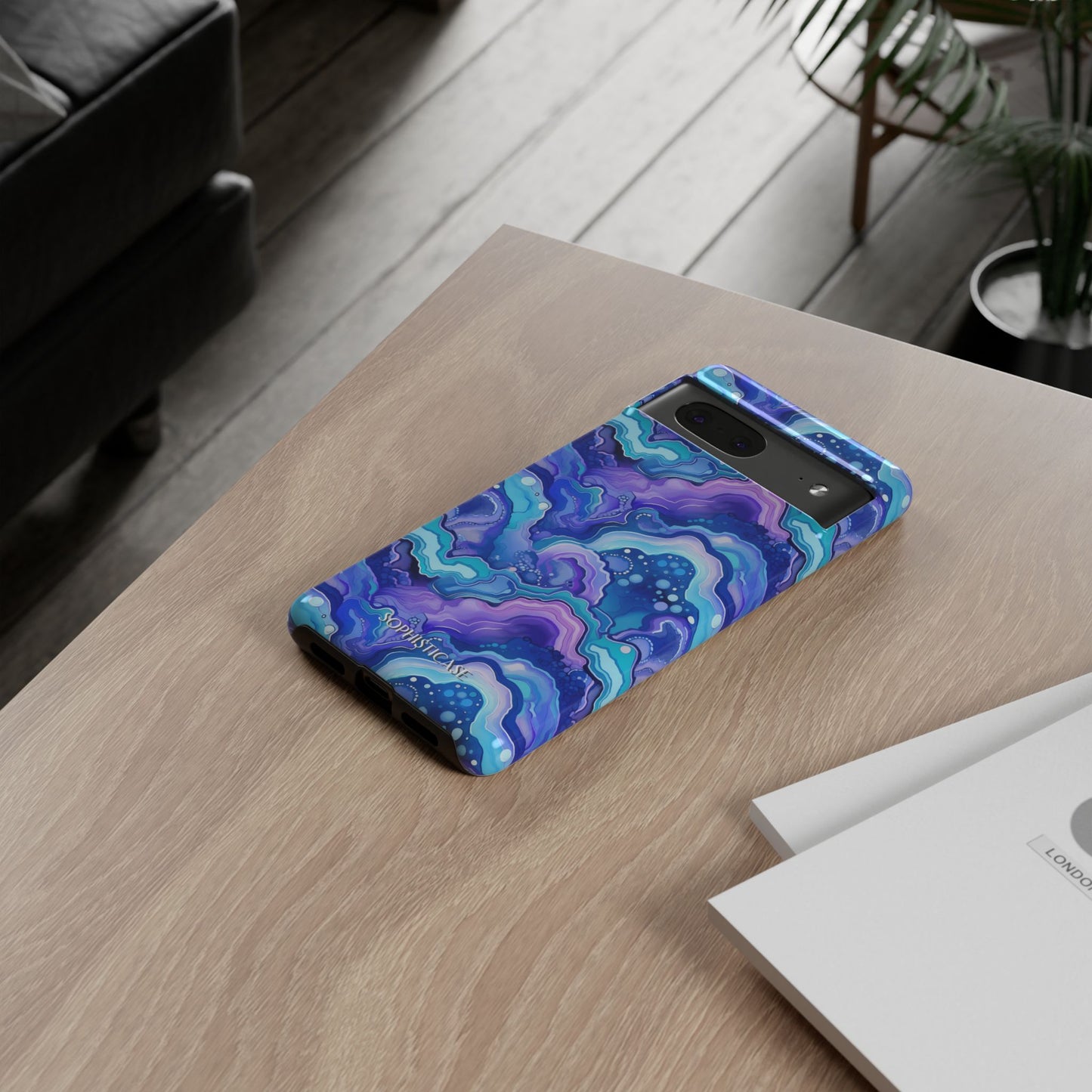Nightstone in Lapis Wave - Tough Phone Case