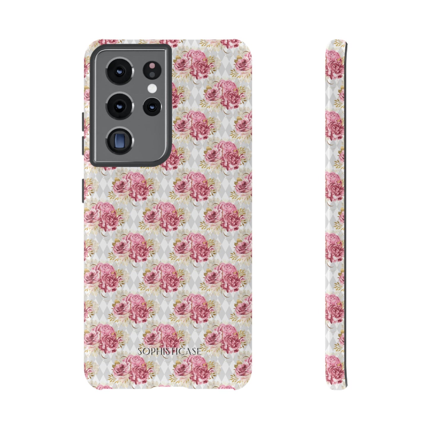 Rose Diamond Romance in Colette - Tough Phone Case