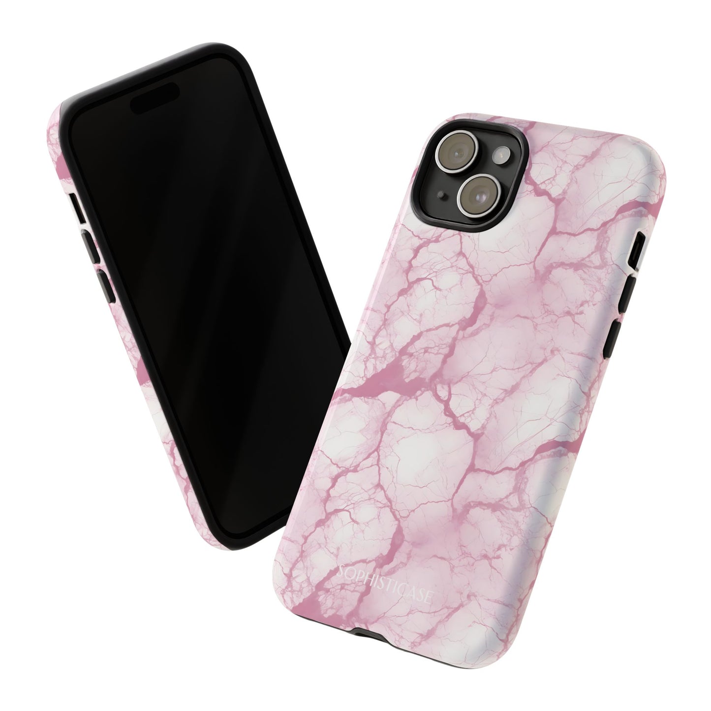 Marble Opulence in Pink - Tough Phone Case