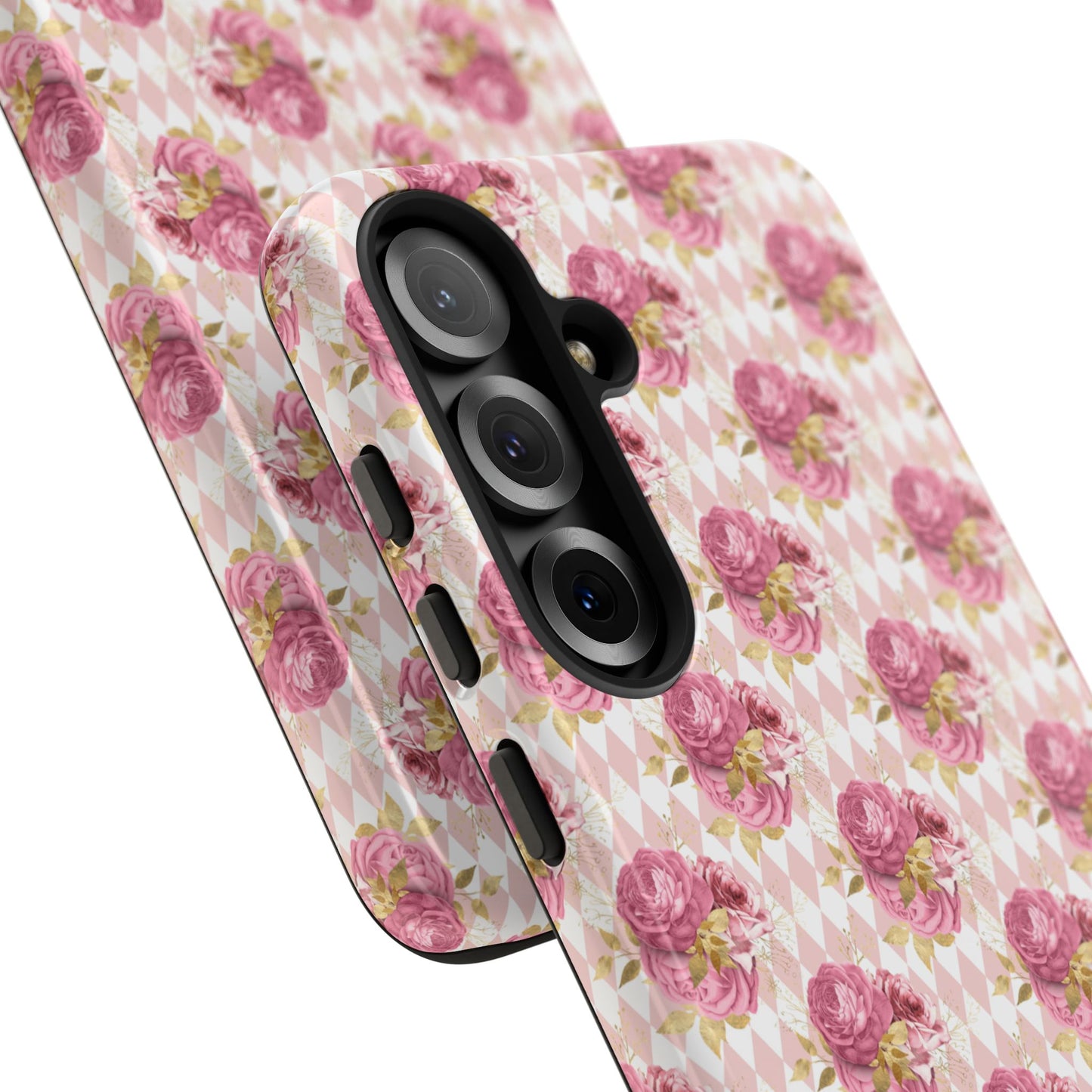 Rose Diamond Romance in Sienna - Tough Phone Case