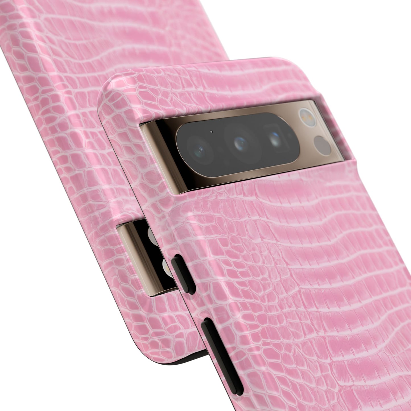 Luxe Leather in Pink - Tough Phone Case