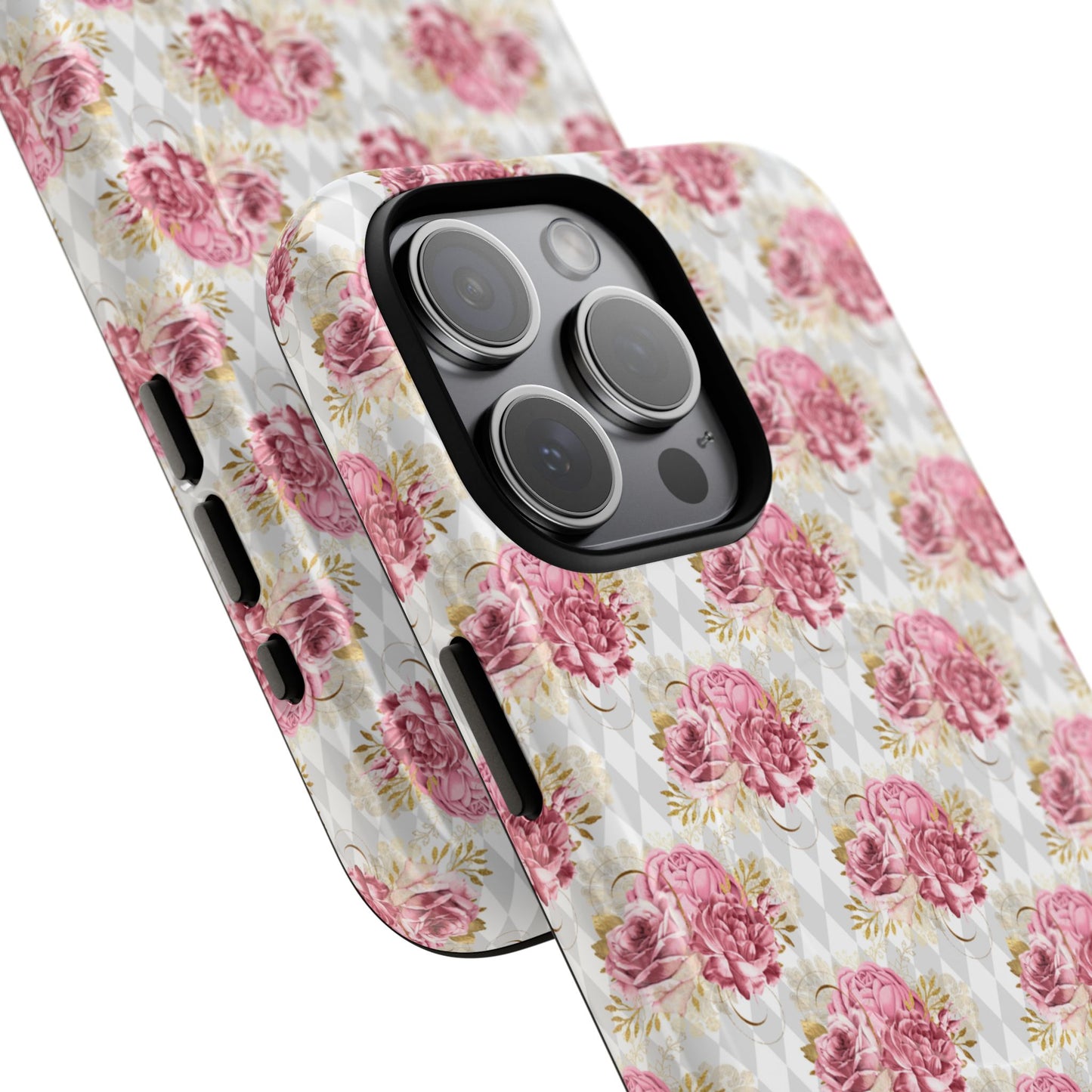 Rose Diamond Romance in Colette - Magsafe Phone Case