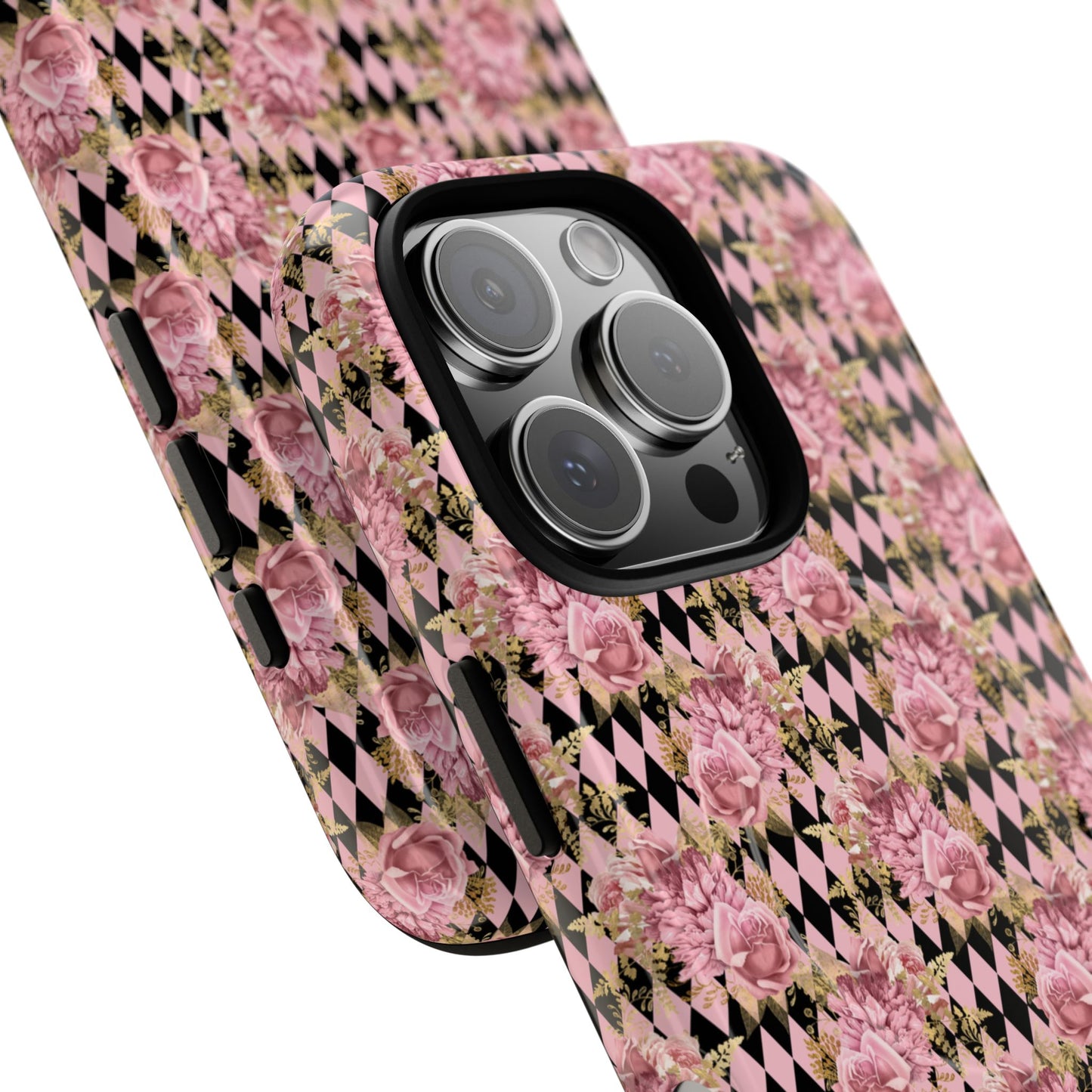 Rose Diamond Romance in Valentina - Magsafe Phone Case