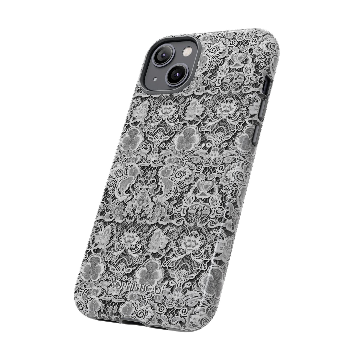 Luxe Lace in Black - iPhone Case