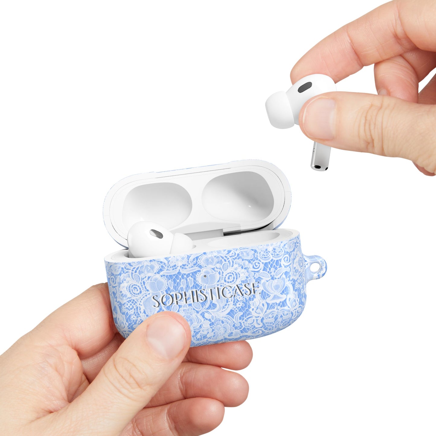 AirPod Cases - Luxe Lace in Blue