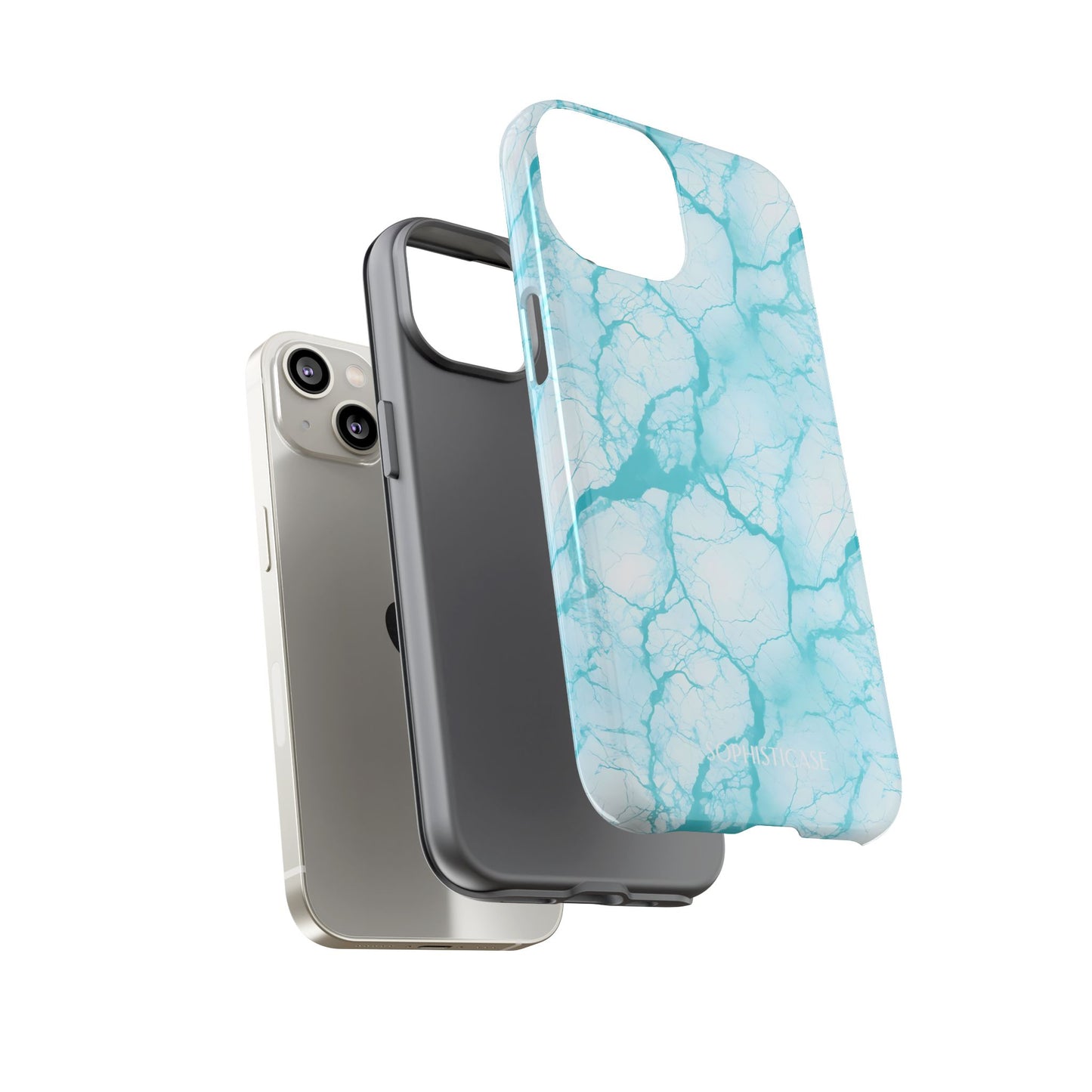 Marble Opulence in Aqua - iPhone Magsafe Case